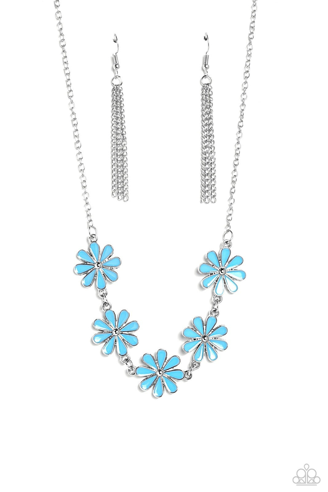 FLORA FANTASY BLUE-NECKLACE