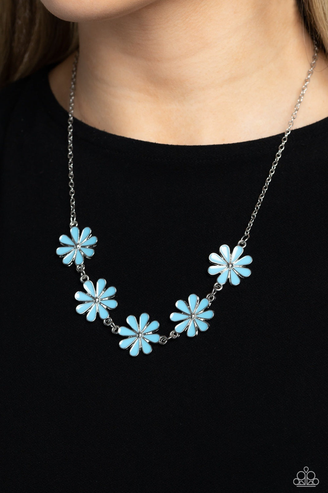 FLORA FANTASY BLUE-NECKLACE