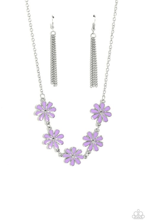 FLORA FANTASY PURPLE-NECKLACE