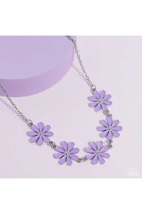 FLORA FANTASY PURPLE-NECKLACE