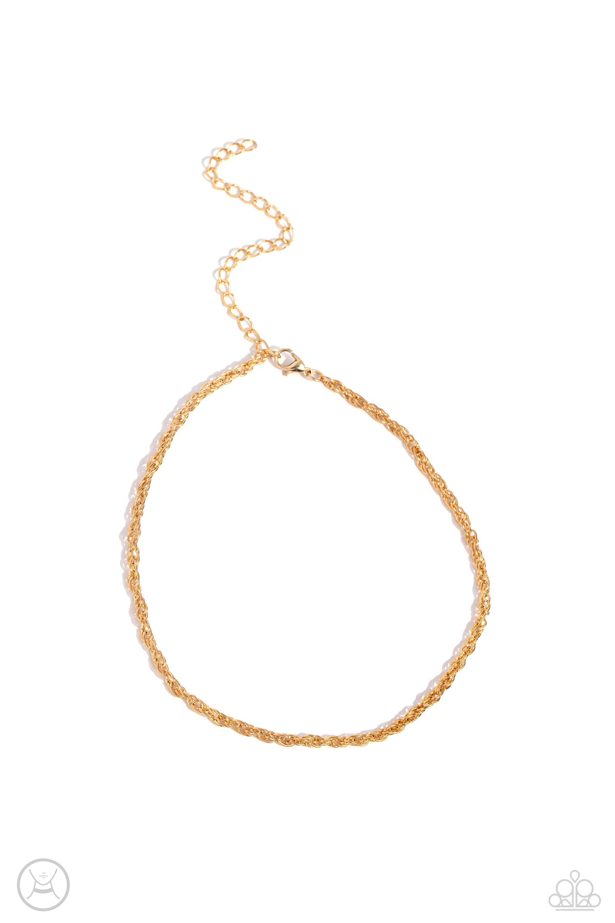 GLIMMER OF ROPE GOLD-NECKLACE