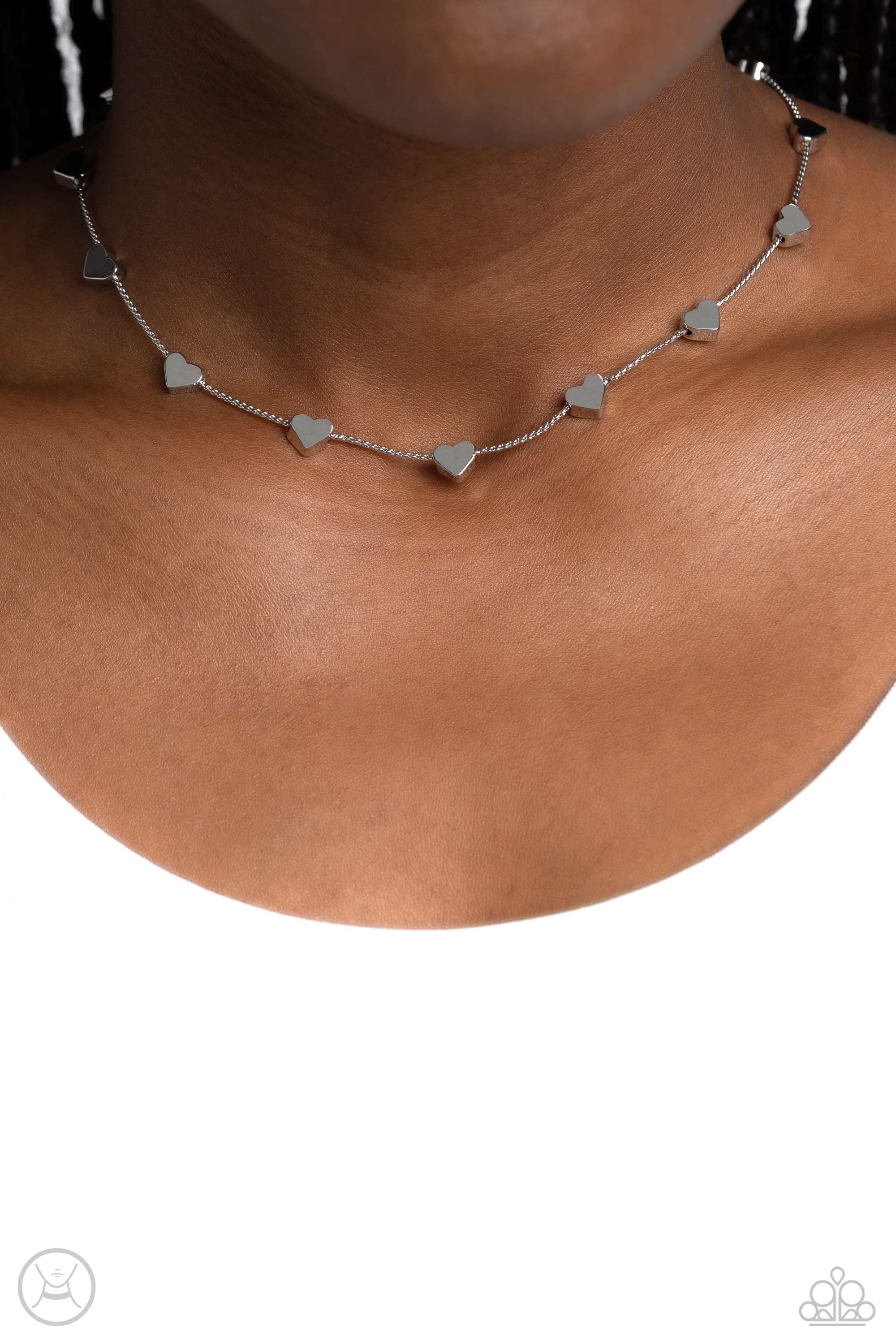 PUBLIC DISPLAY OF AFFECTION SILVER-NECKLACE