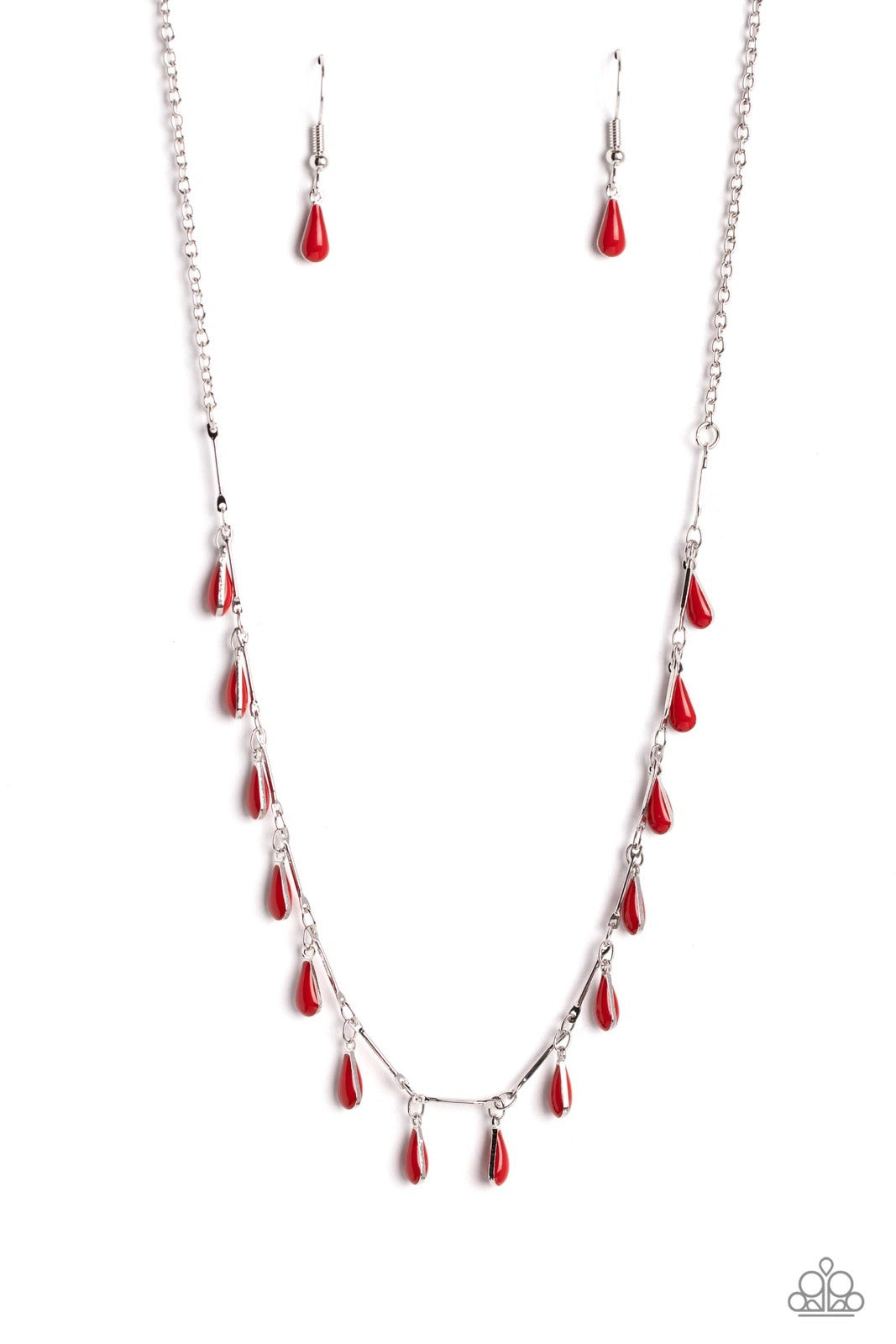 DROP-DEAD DANCE RED-NECKLACE