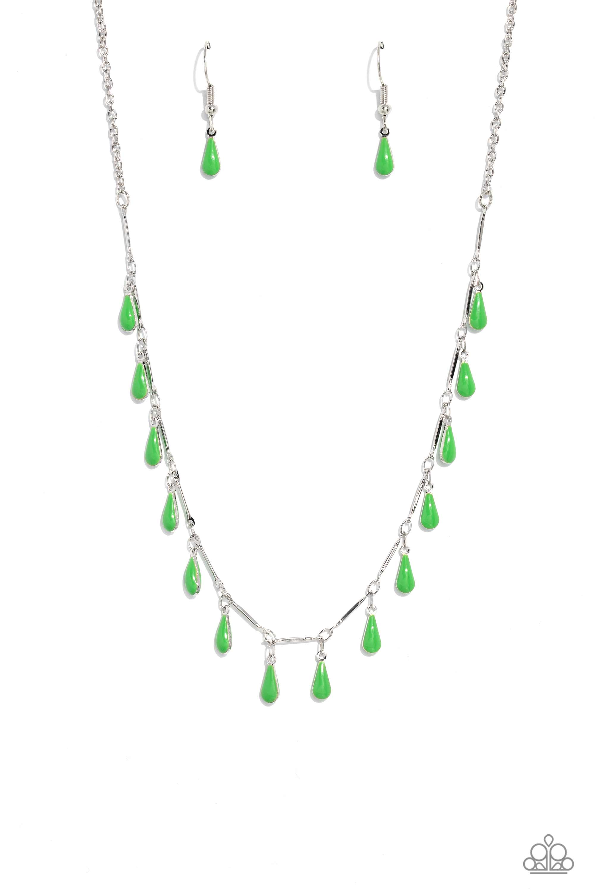 DROP-DEAD DANCE GREEN-NECKLACE