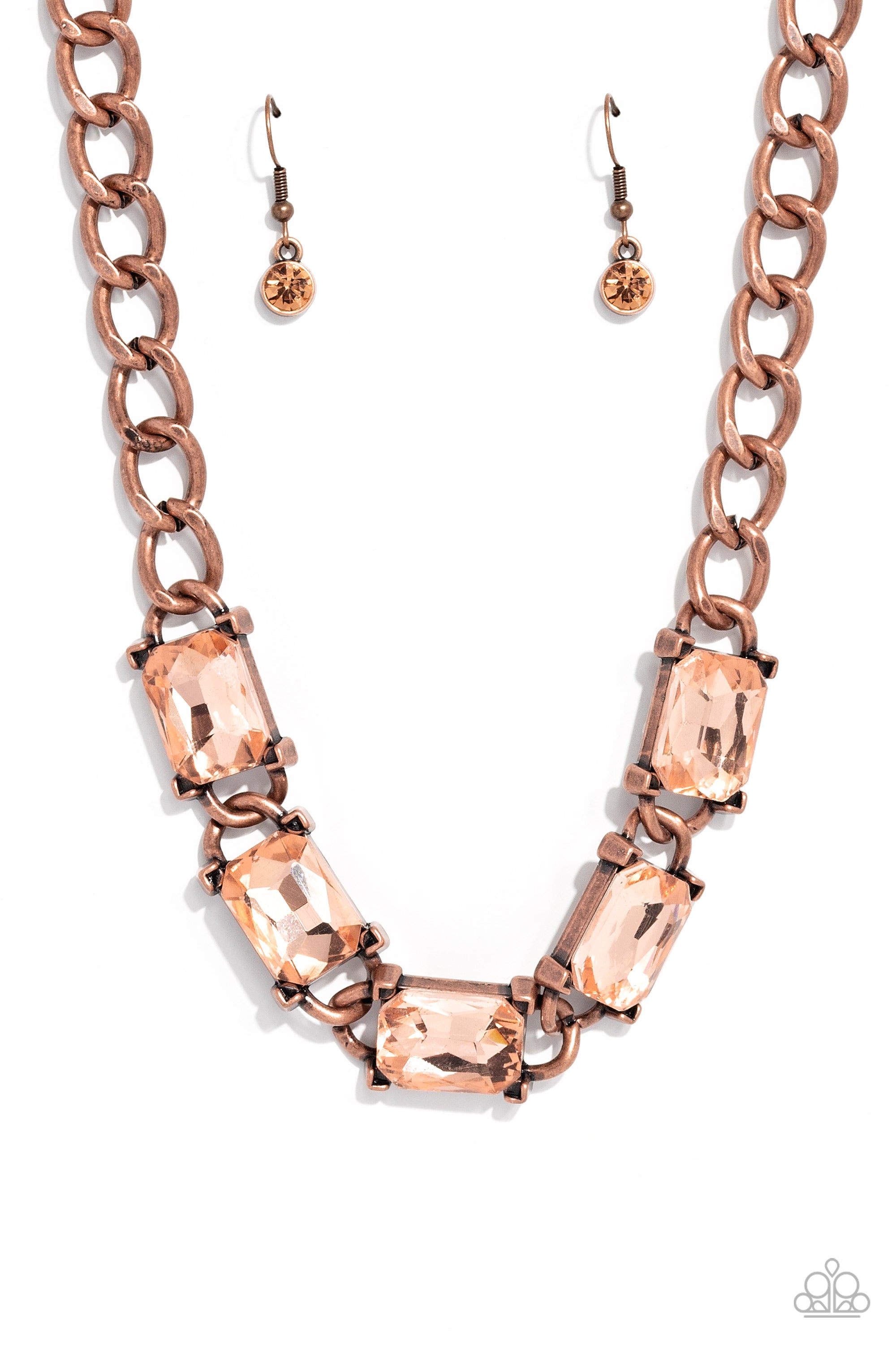 RADIATING REVIEW COPPER-NECKLACE