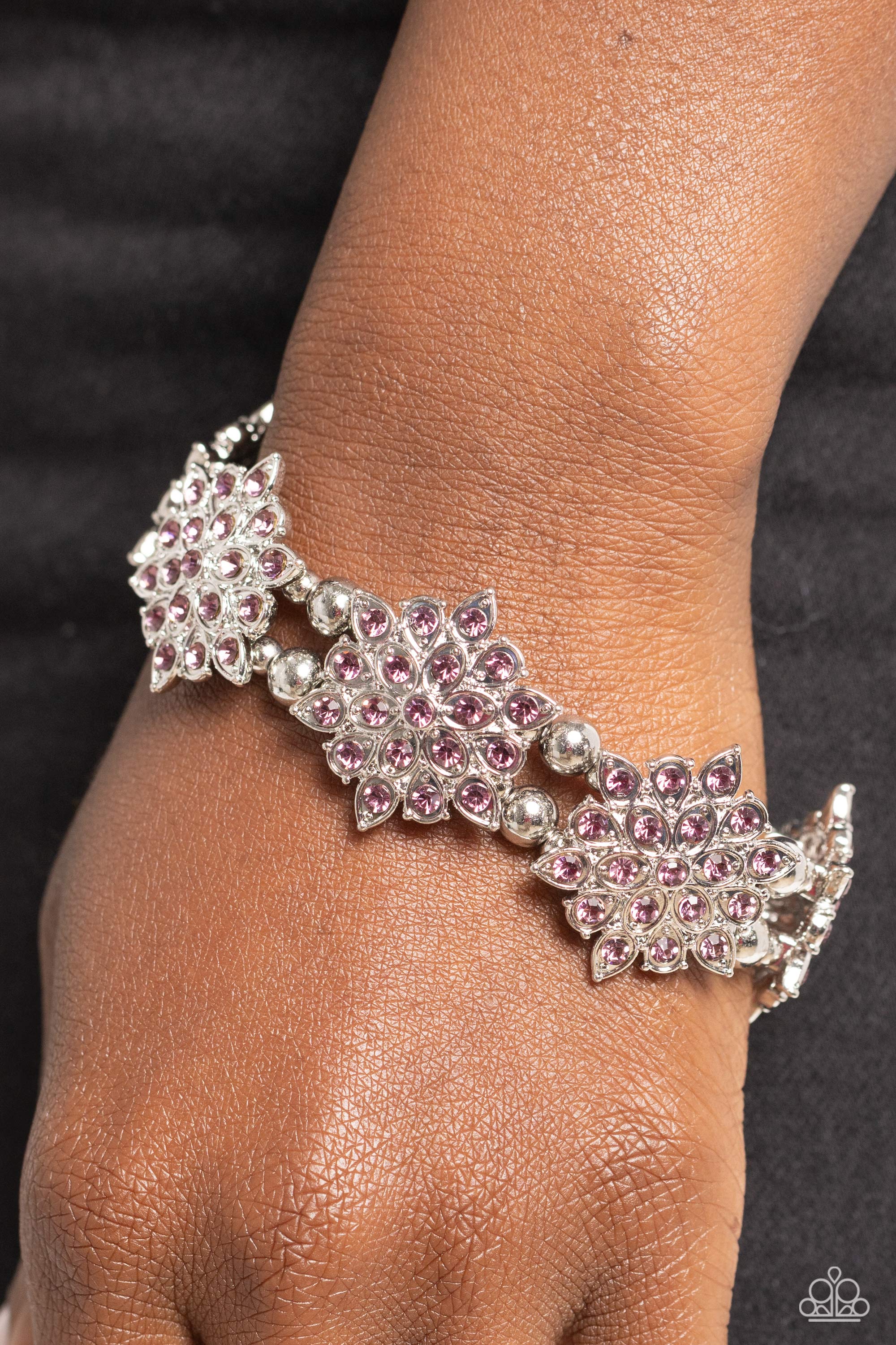 SCINTILLATING SNOWFLAKES PURPLE-BRACELET