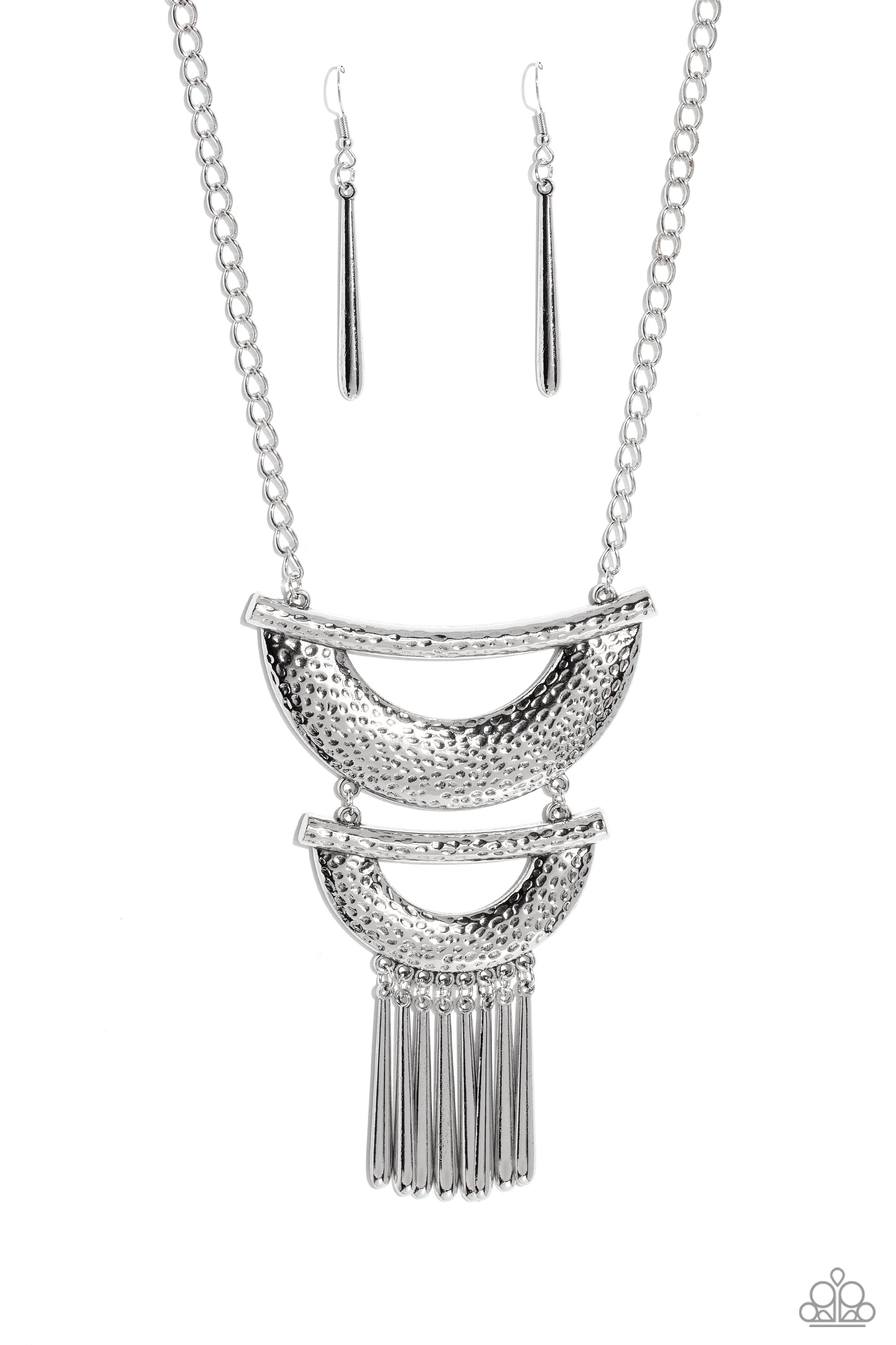 FRINGE FESTIVAL SILVER-NECKLACE