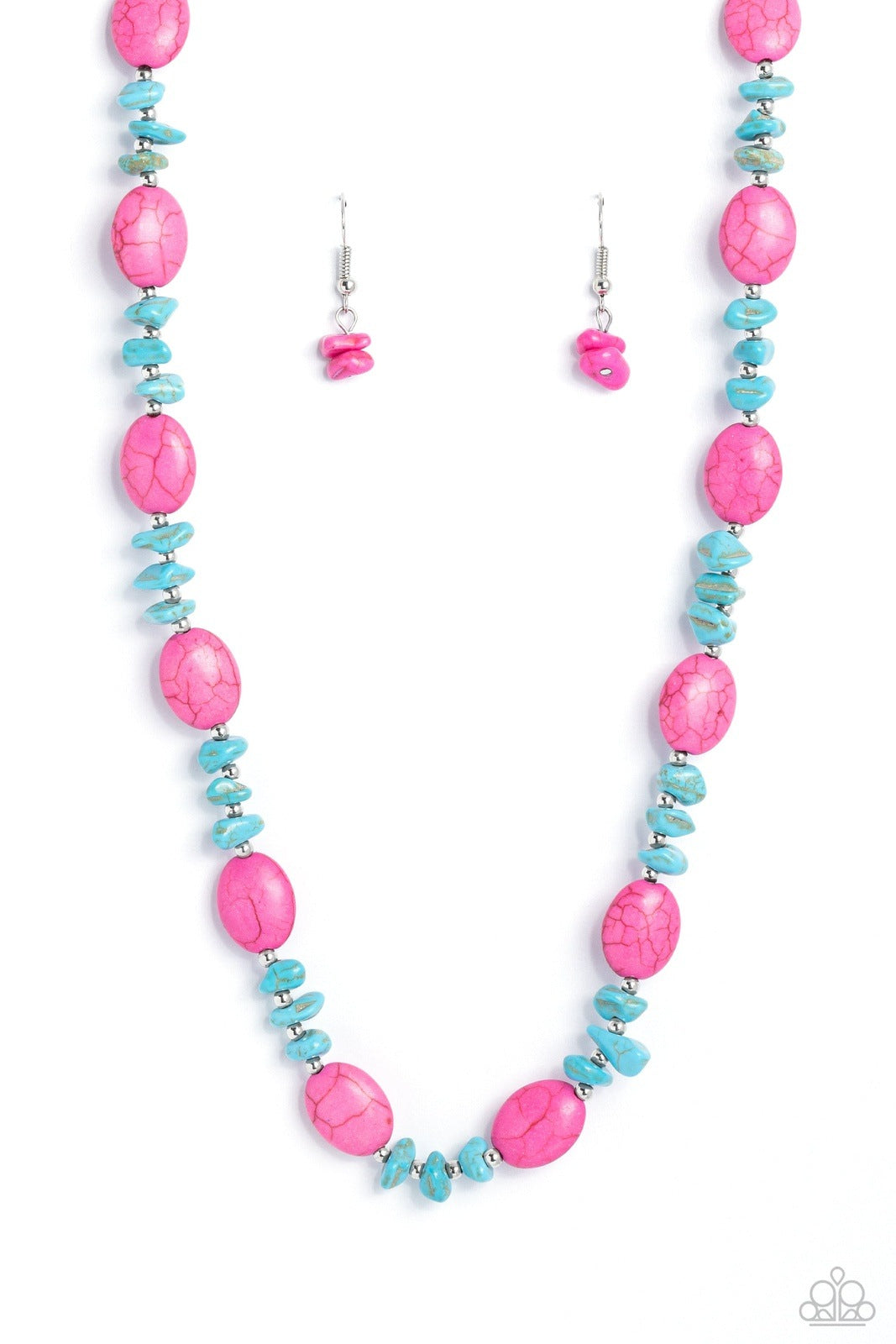 STONE AGE SHOWCASE PINK-NECKLACE