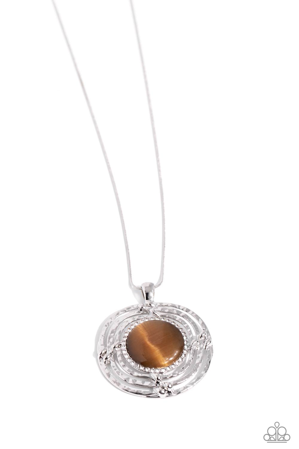 MAZE STUNNER BROWN-NECKLACE