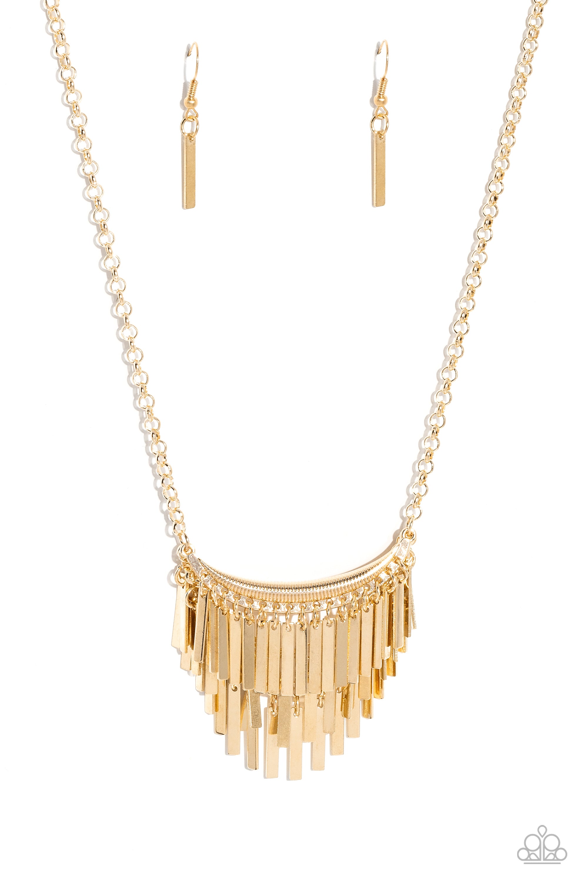 CUE THE CHANDELIER GOLD-NECKLACE