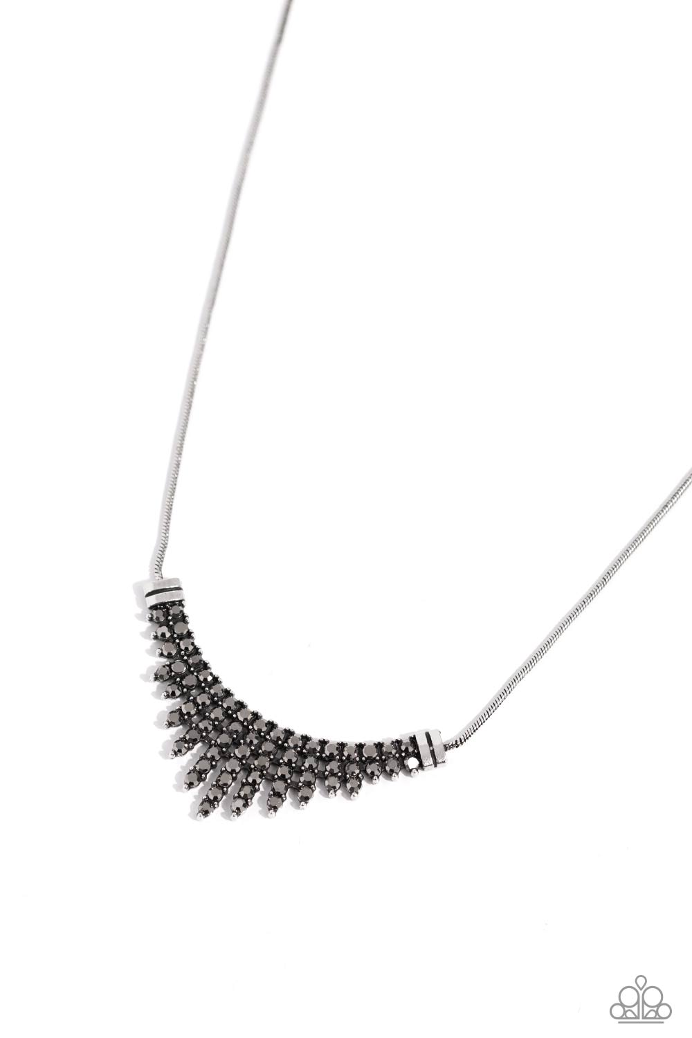 DRAMATIC DIADEM SILVER-NECKLACE