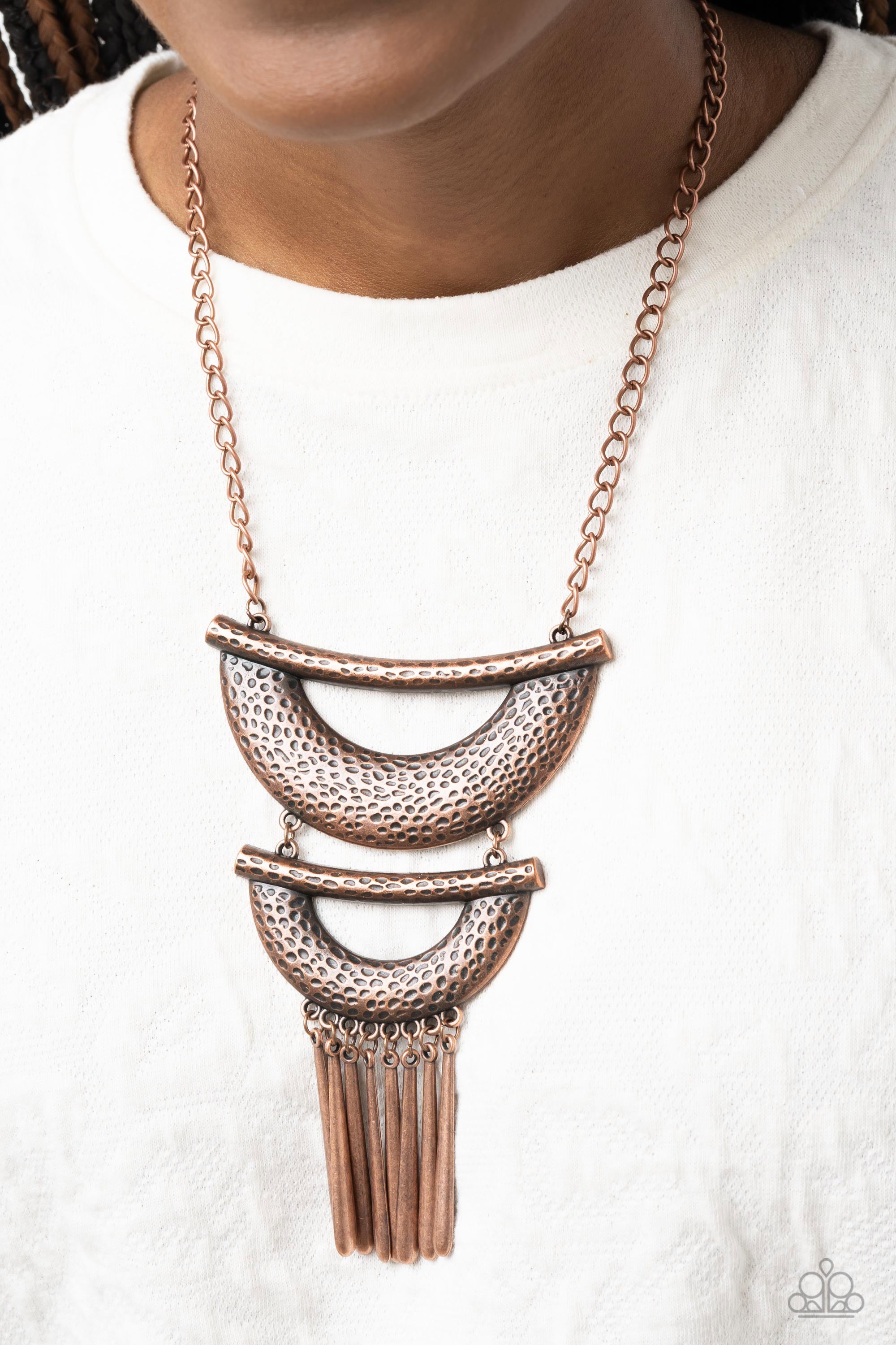 FRINGE FESTIVAL COPPER-NECKLACE