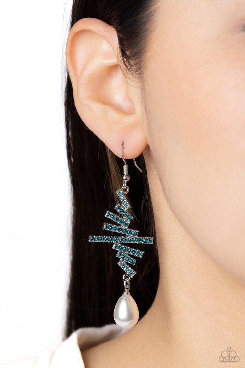 TIMELESS TAPESTRY BLUE-EARRINGS