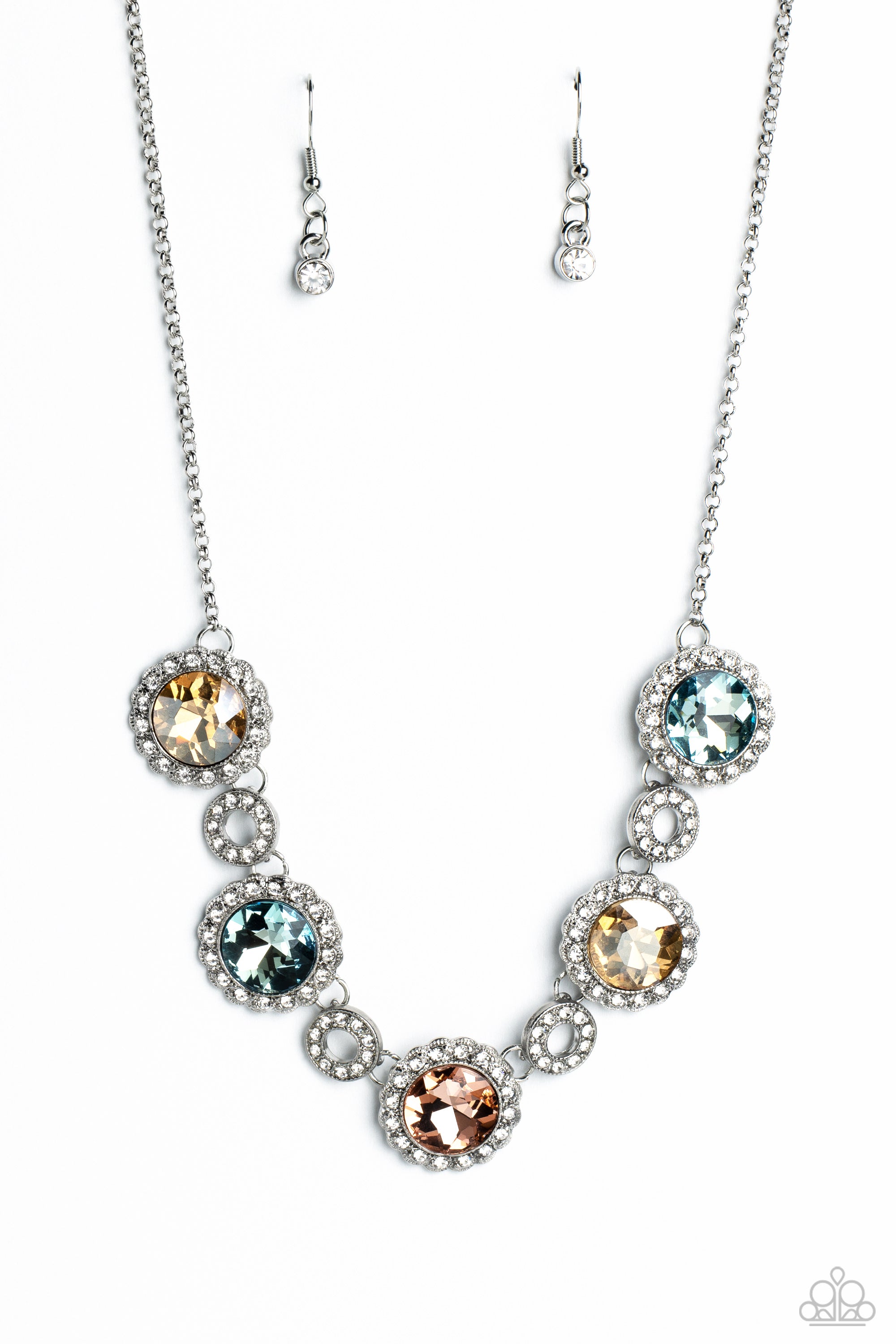 GORGEOUS GEMS MULTI-NECKLACE