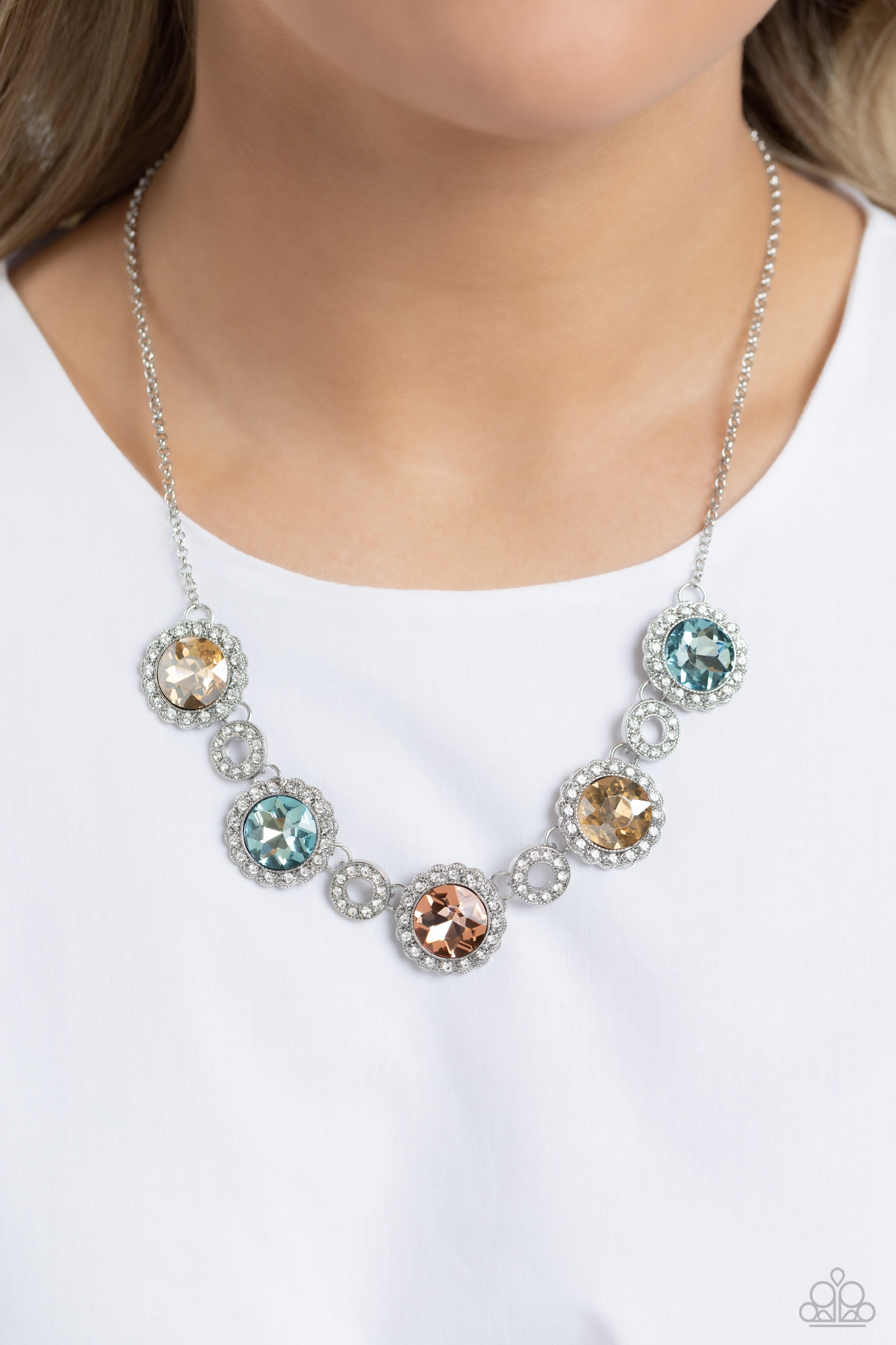 GORGEOUS GEMS MULTI-NECKLACE