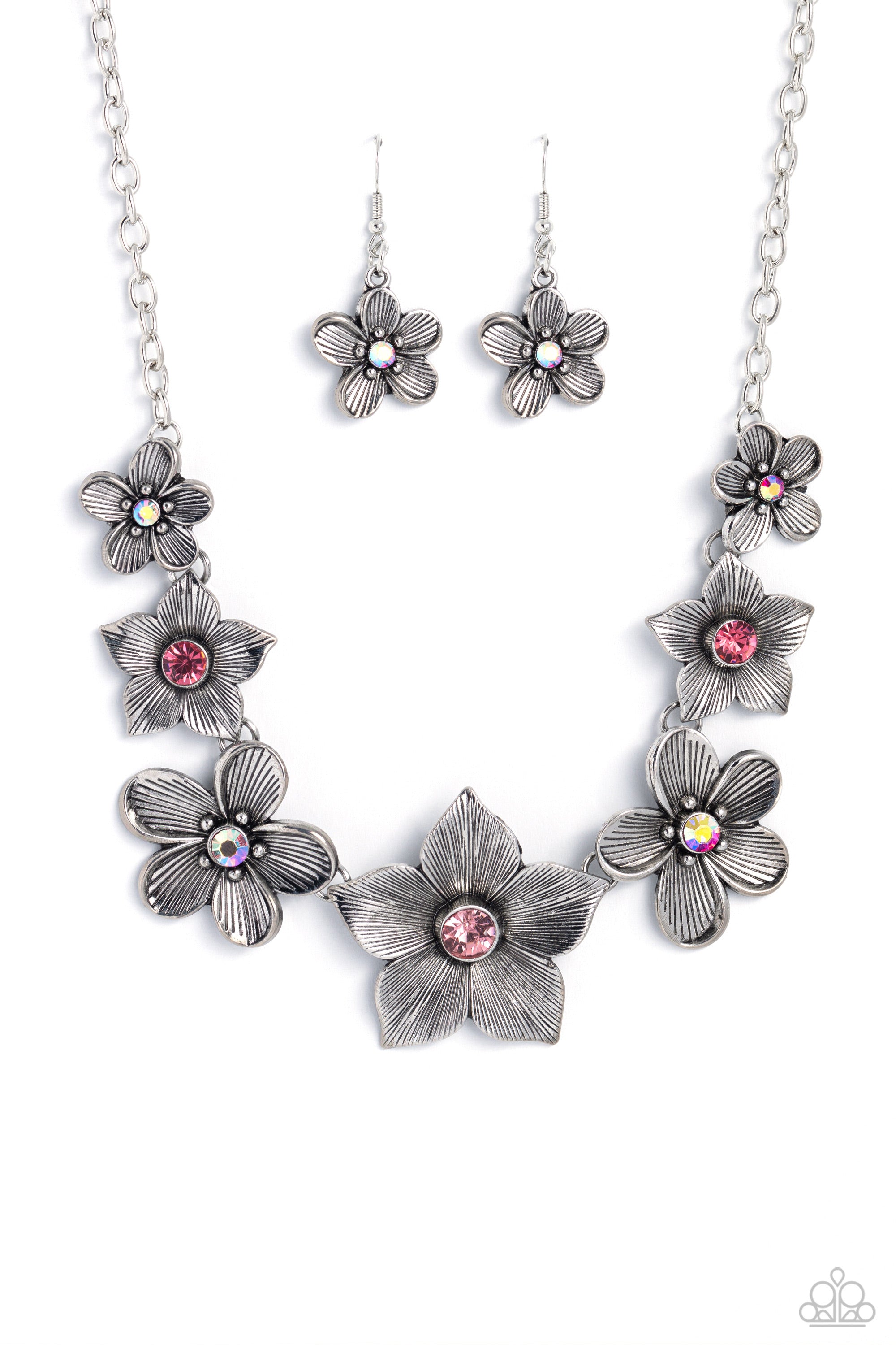 FREE FLORAL PINK-NECKLACE