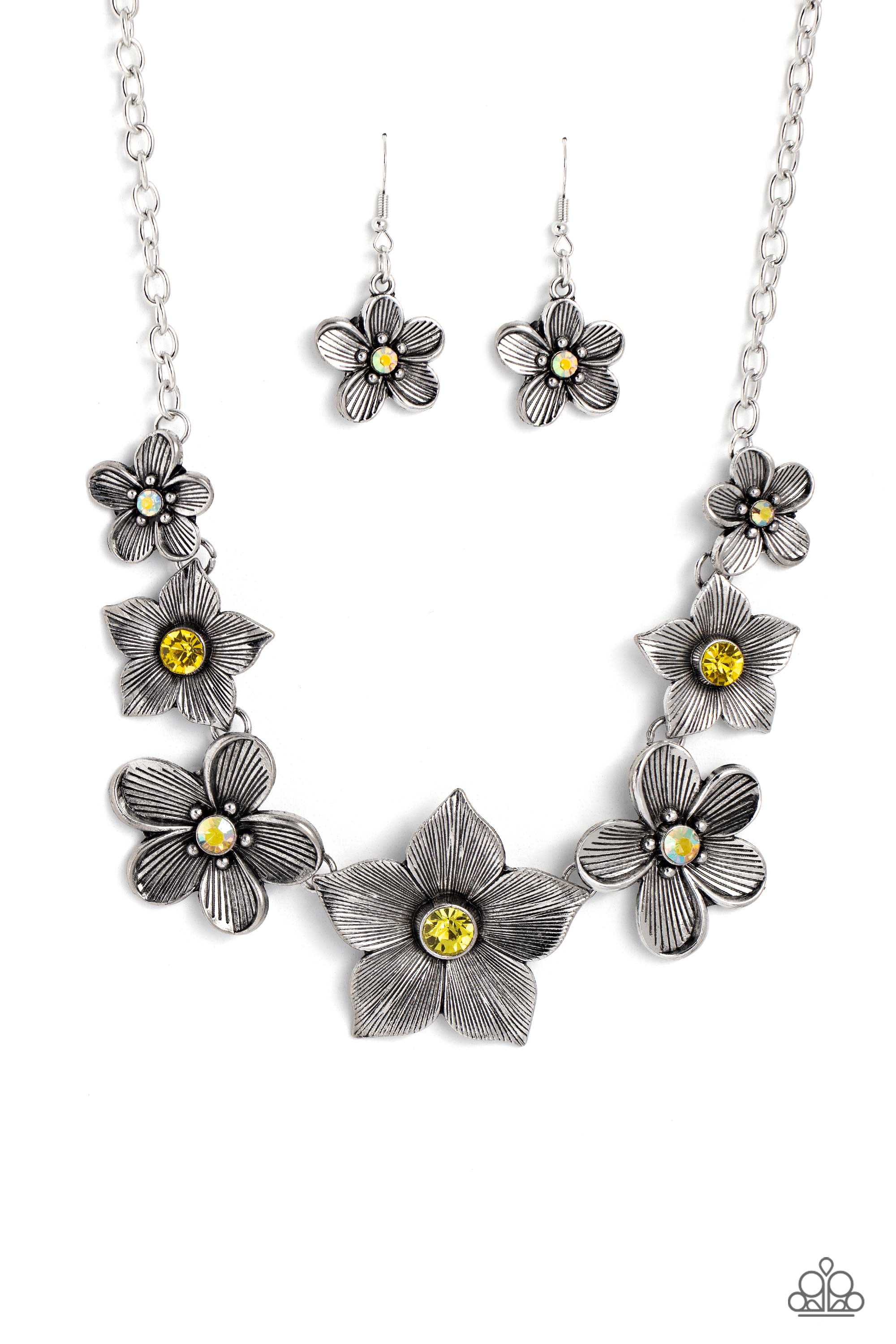 FREE FLORAL YELLOW-NECKLACE