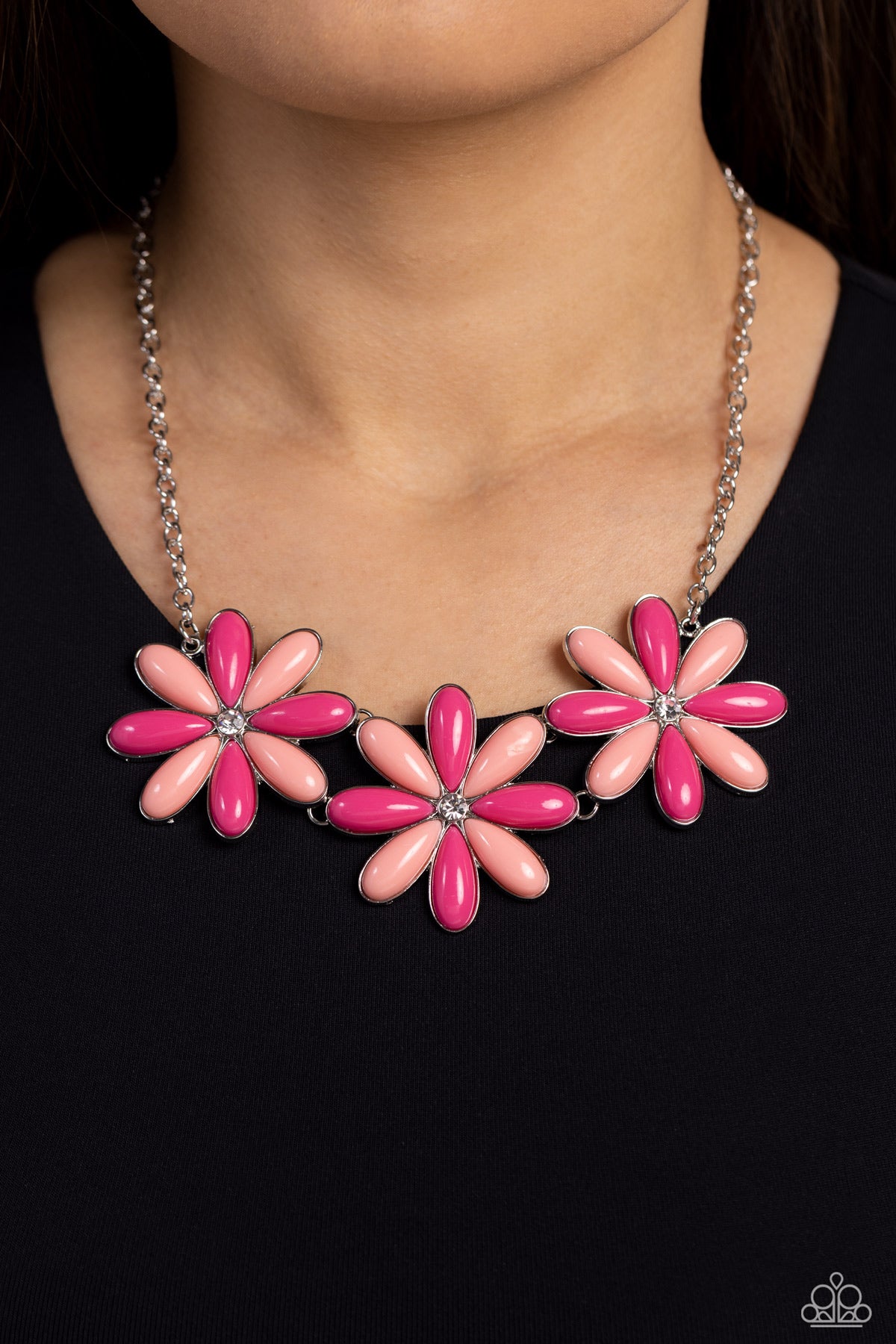 BODACIOUS BOUQUET PINK-NECKLACE