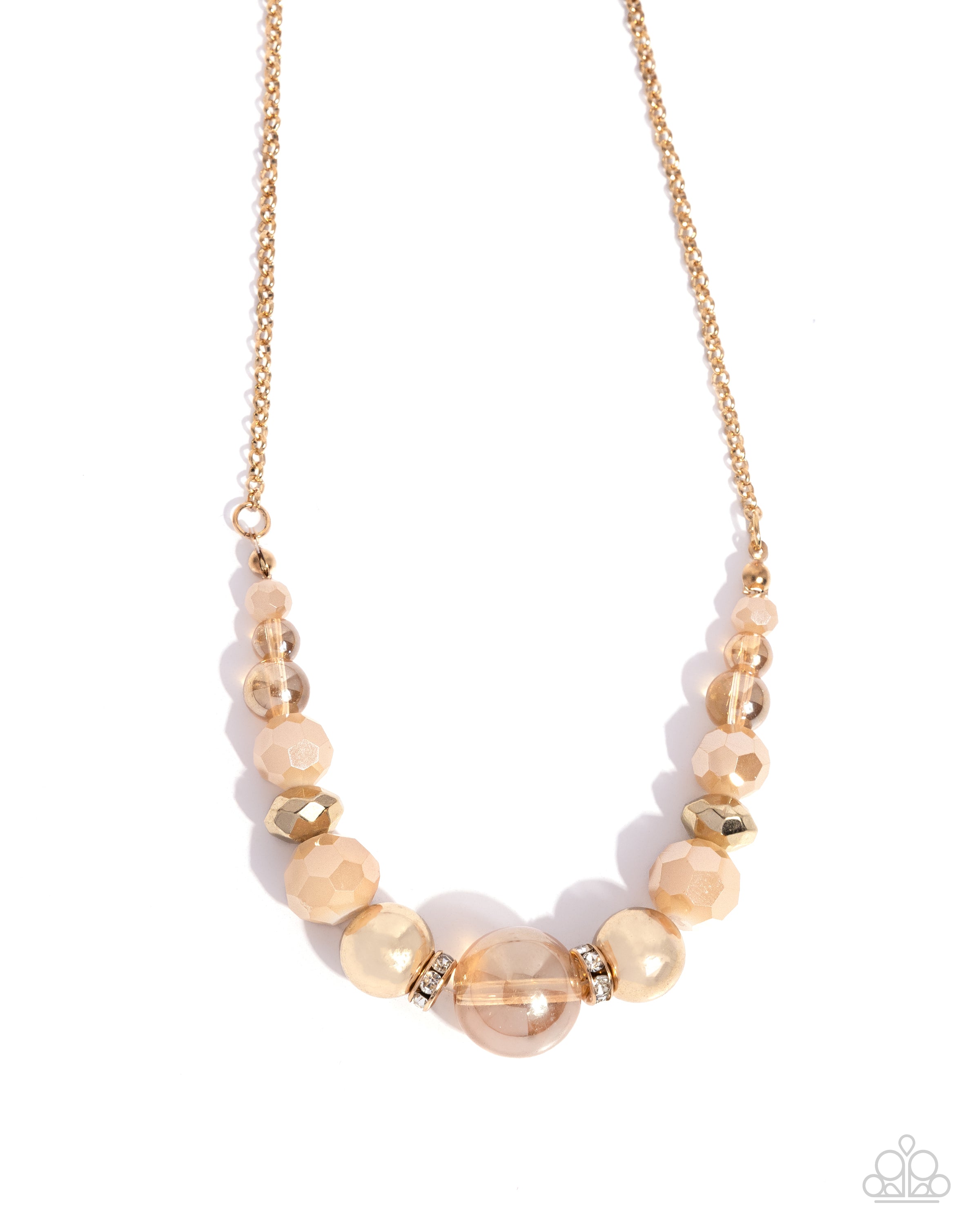 DISCO DATE GOLD-NECKLACE