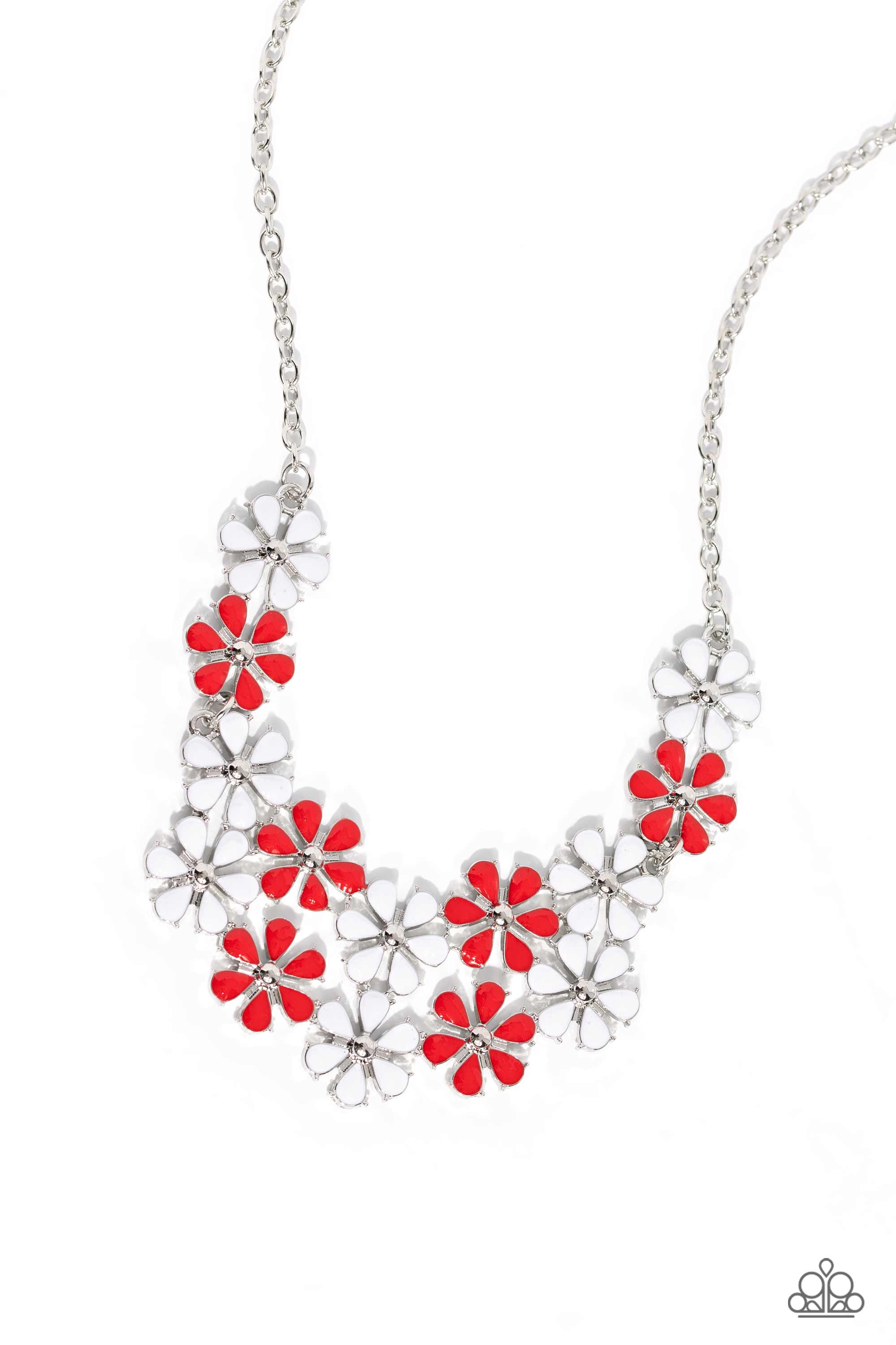 FLORAL FEVER RED-NECKLACE