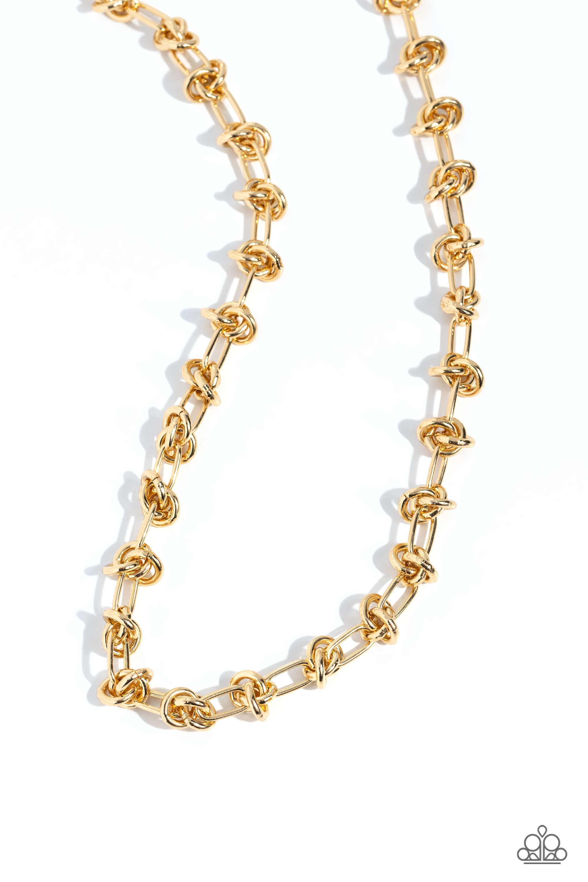 KNOTTED KICKOFF GOLD-NECKLACE