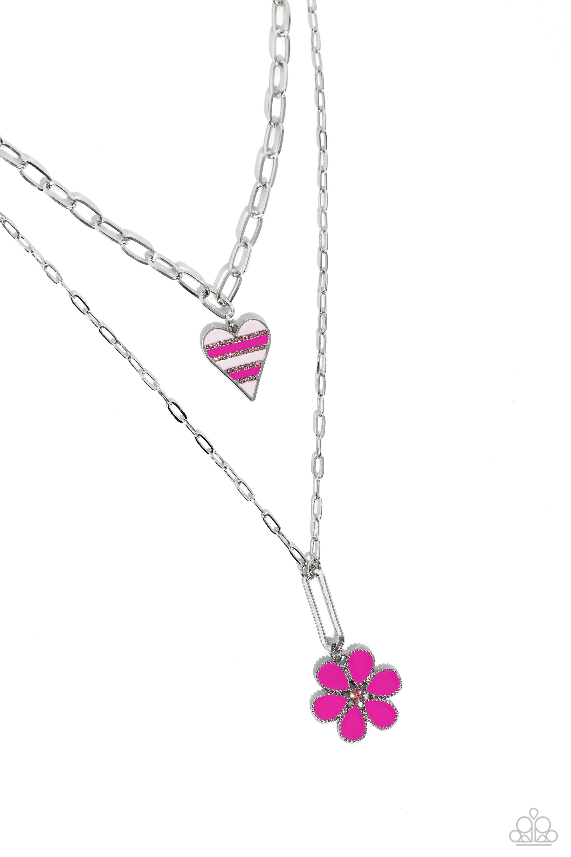 CHILDHOOD CHARMS PINK-NECKLACE