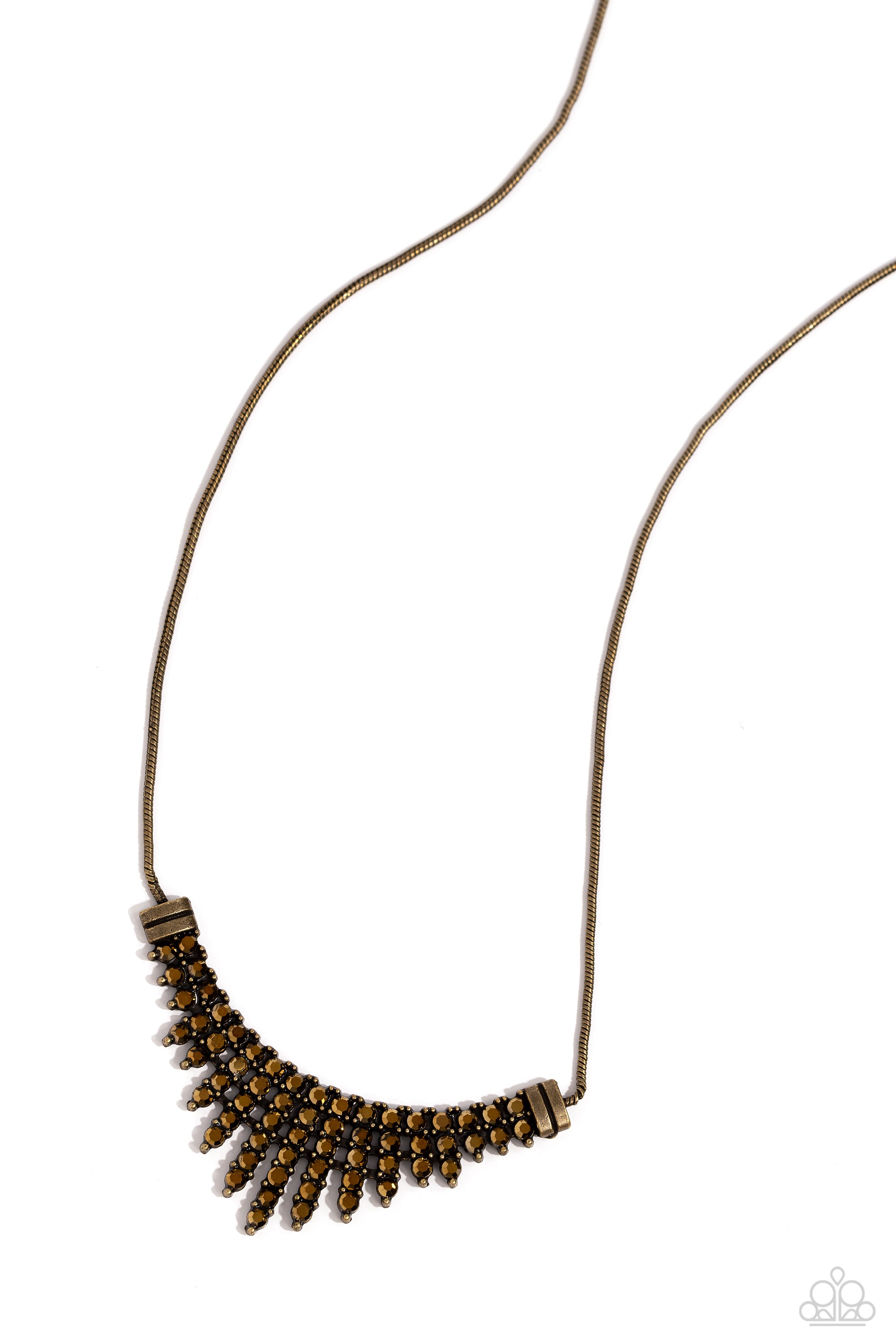 DRAMATIC DIADEM BRASS-NECKLACE