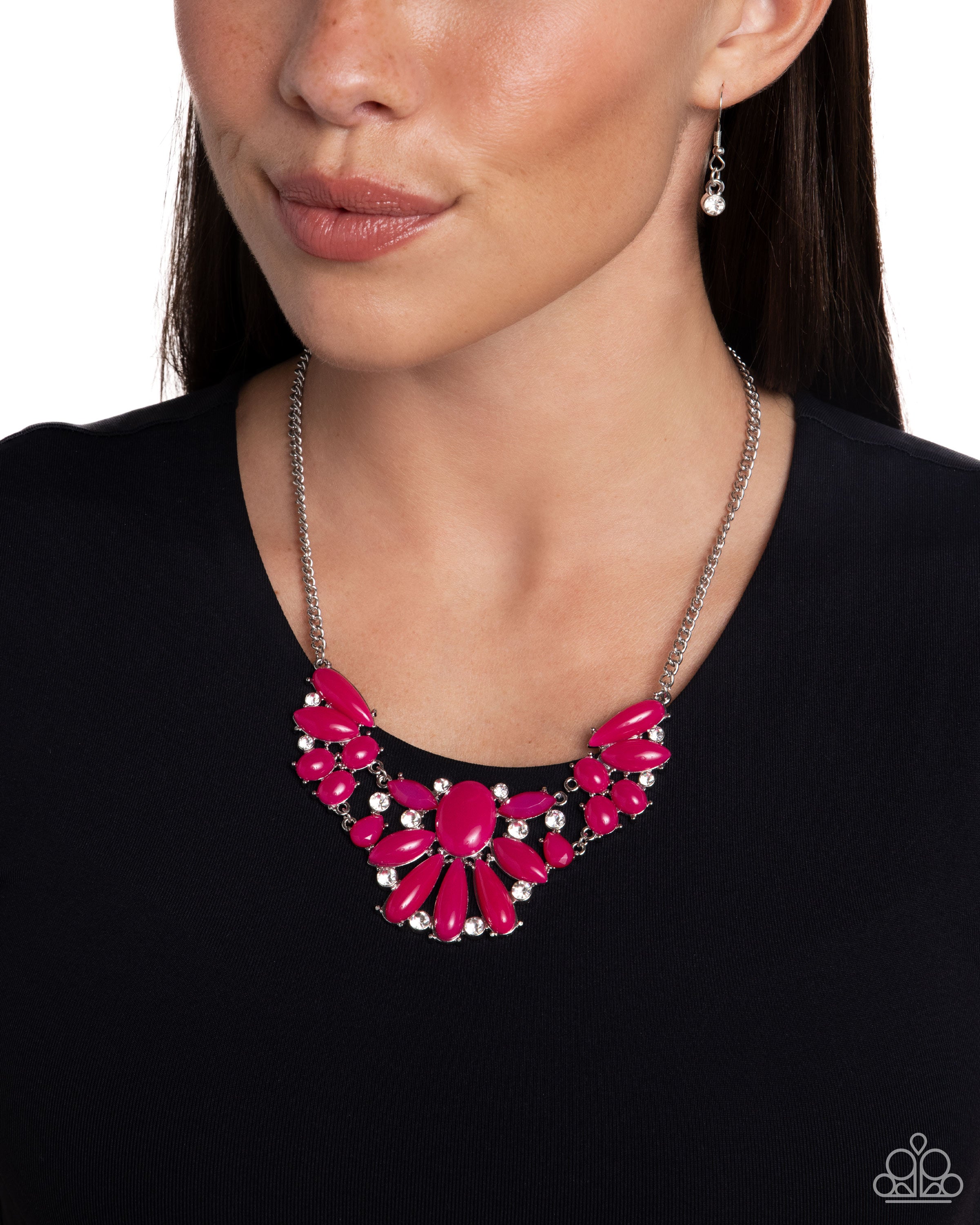 DAZZLING DIADEM PINK-NECKLACE