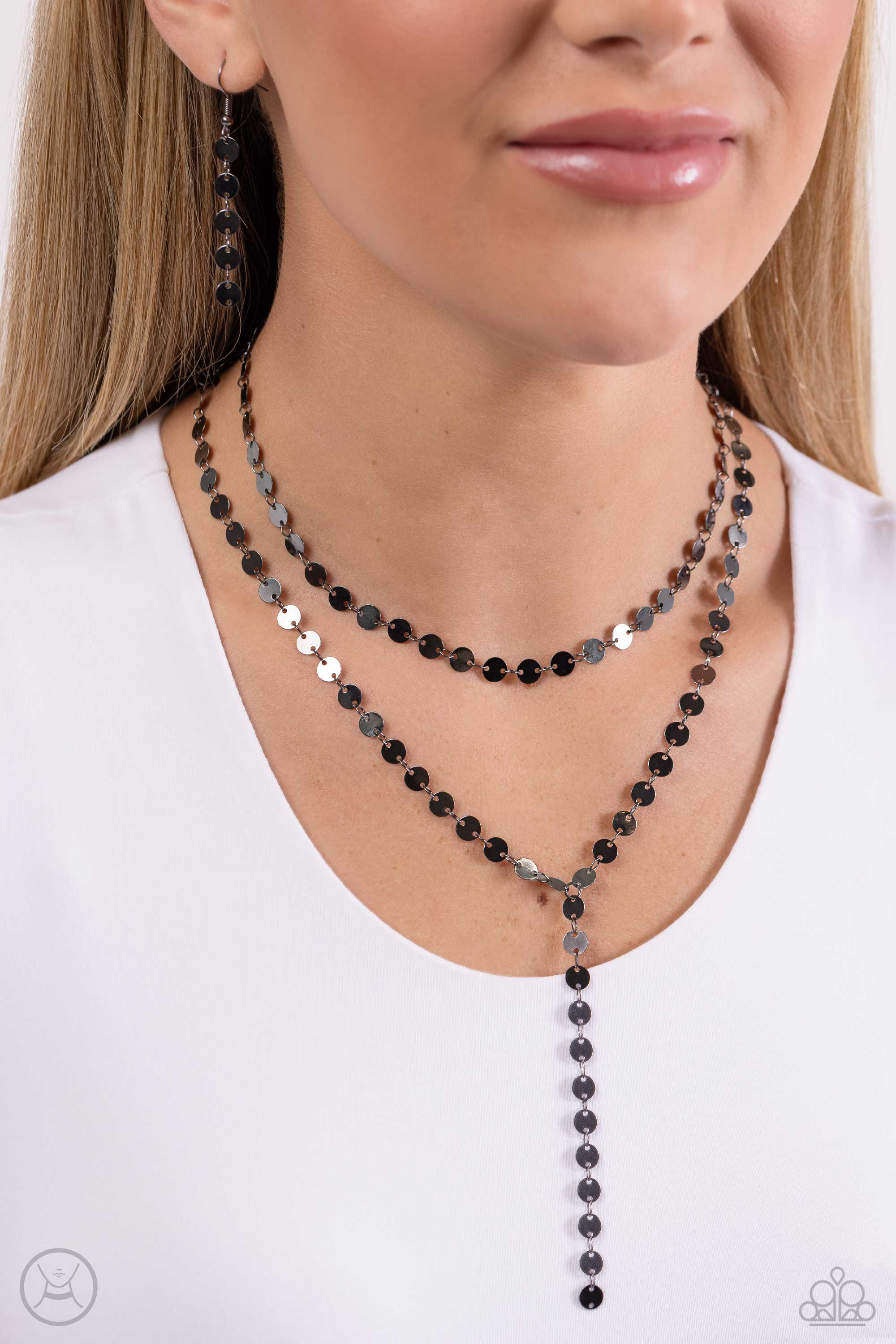 REELING IN RADIANCE BLACK-NECKLACE