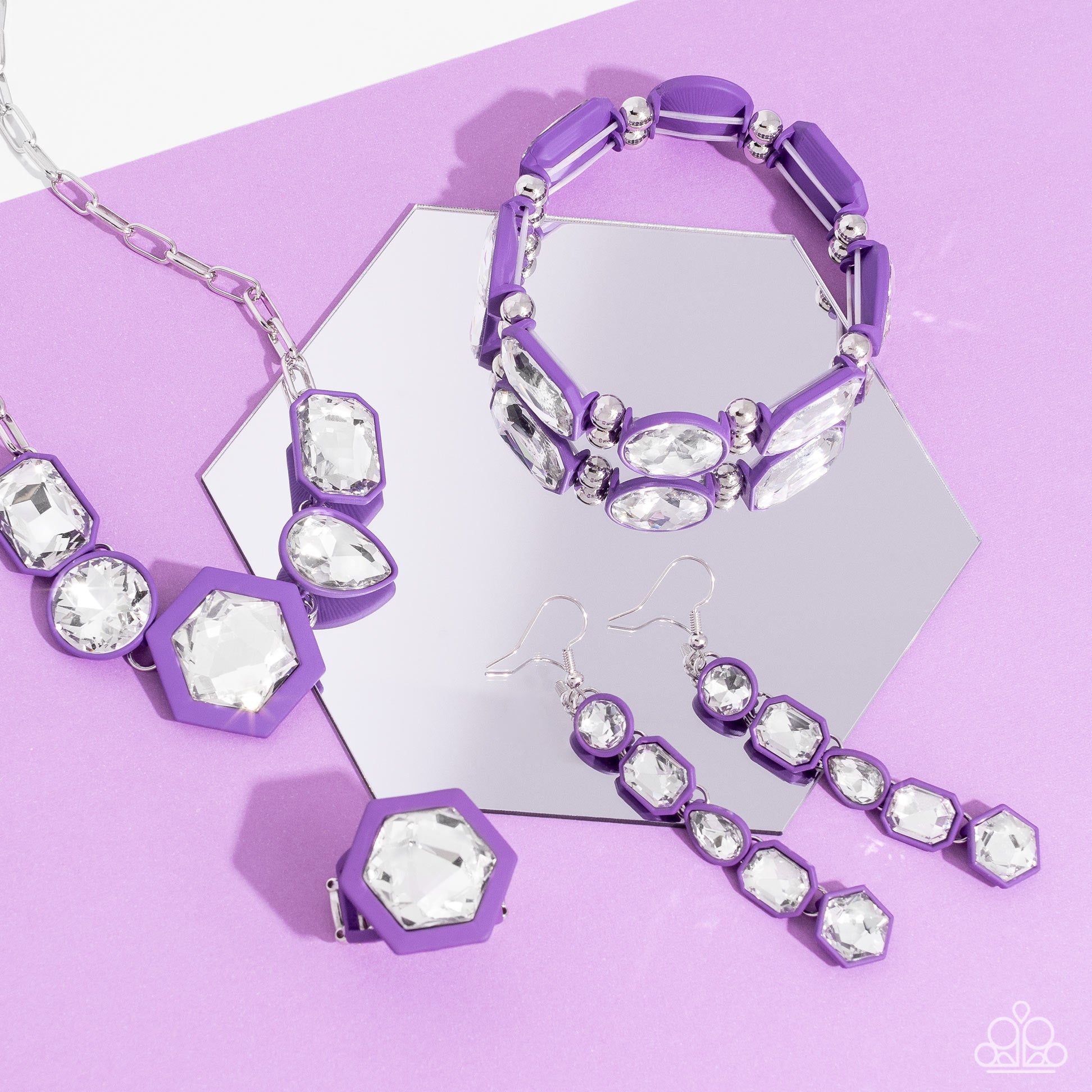 EVOLVING ELEGANCE PURPLE-NECKLACE