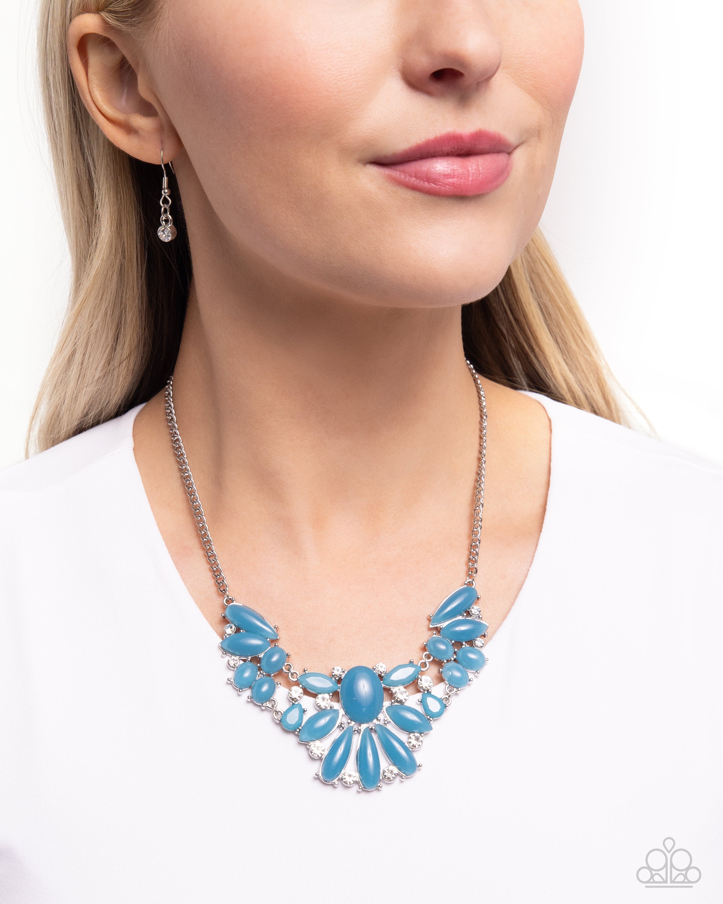 DAZZLING DIADEM BLUE-NECKLACE