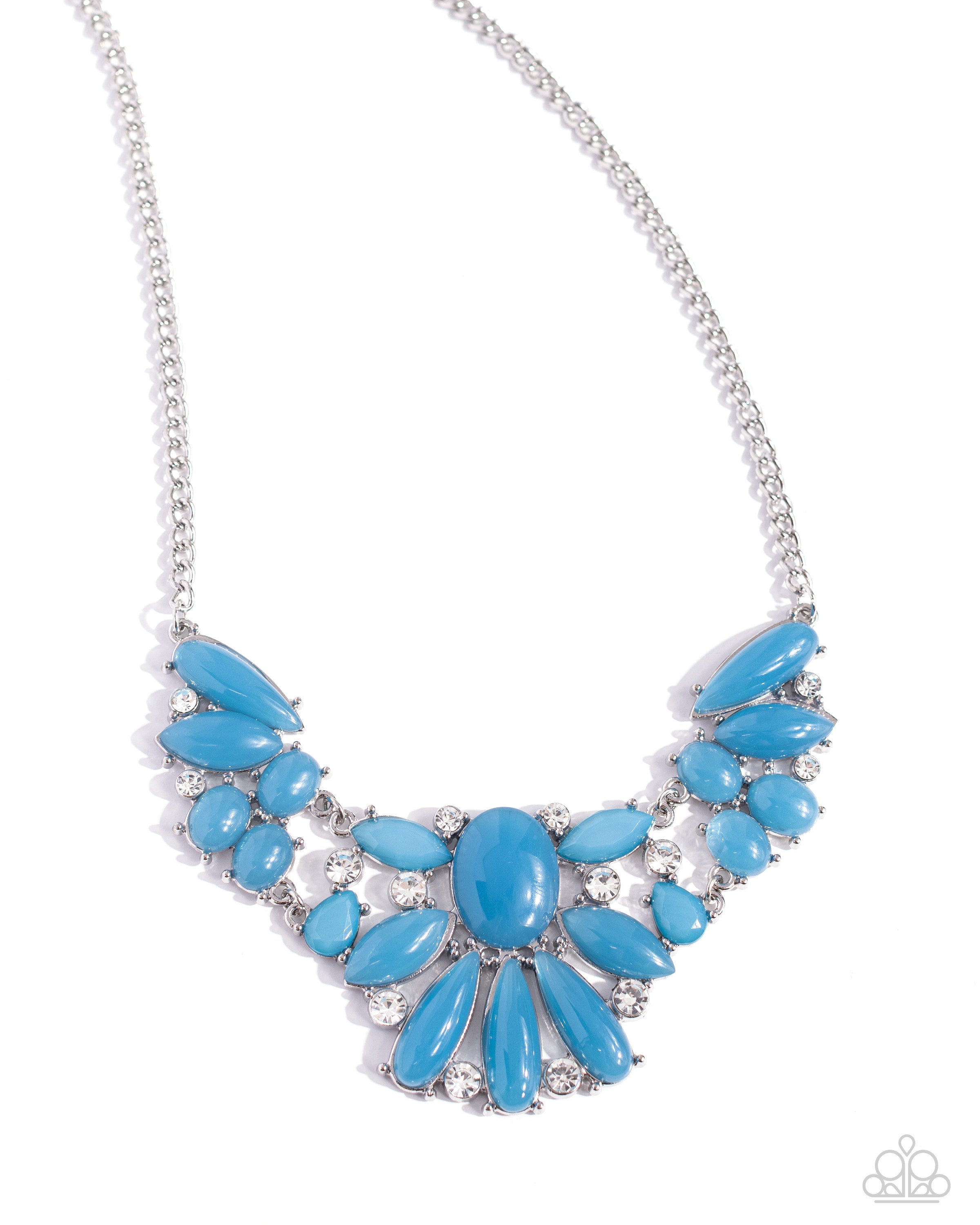 DAZZLING DIADEM BLUE-NECKLACE