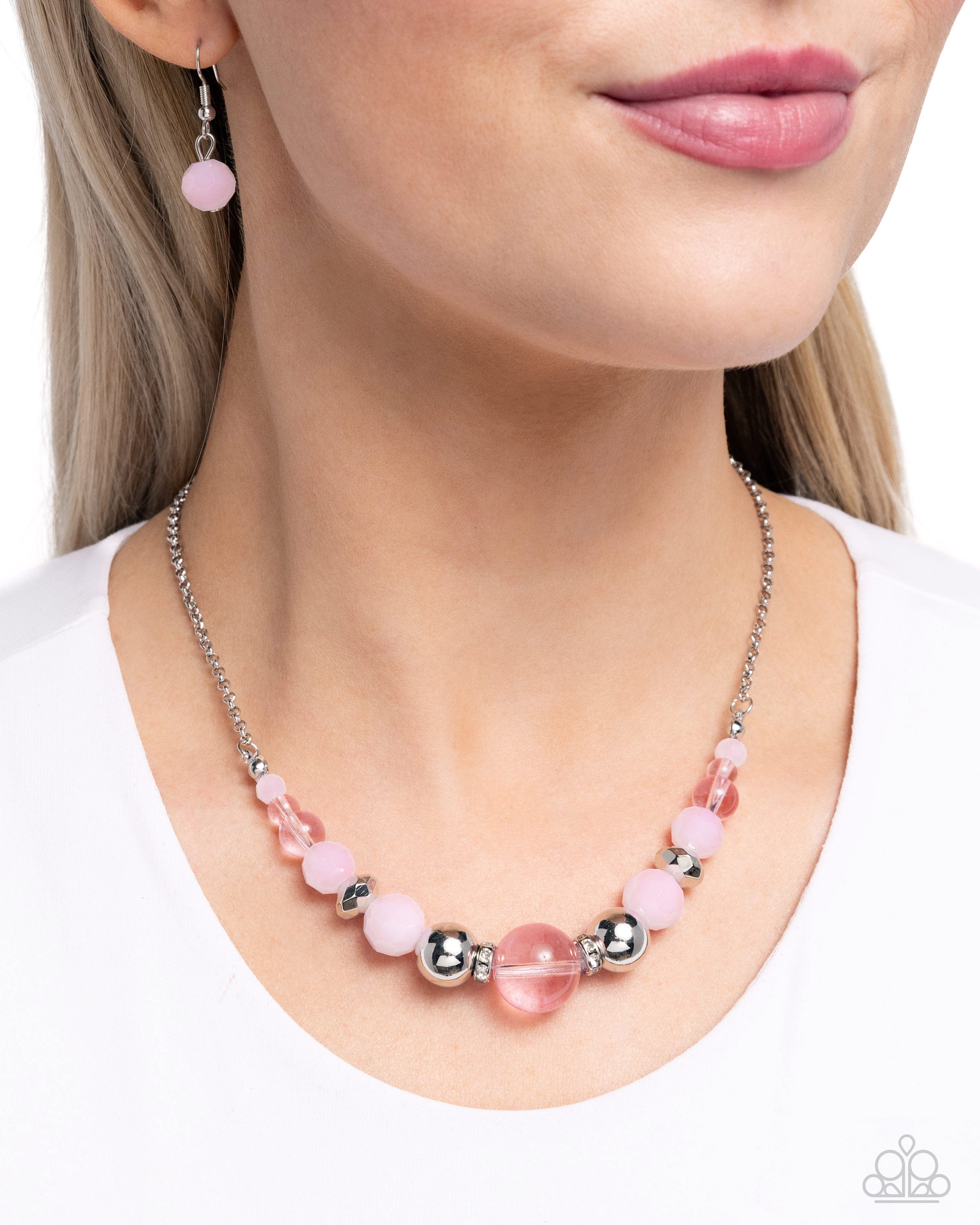 DISCO DATE PINK-NECKLACE