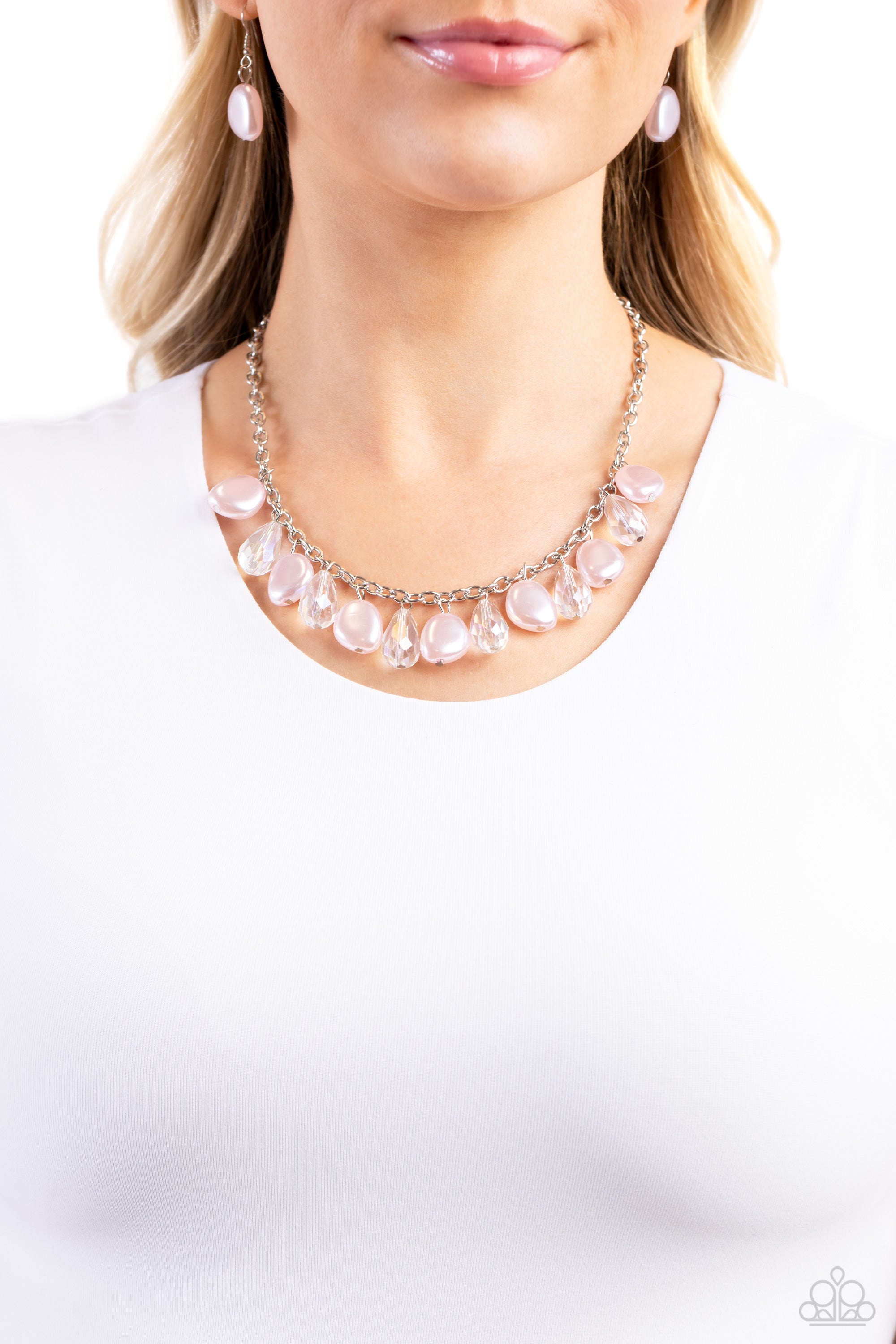 WELCOME TO BALL STREET PINK-NECKLACE