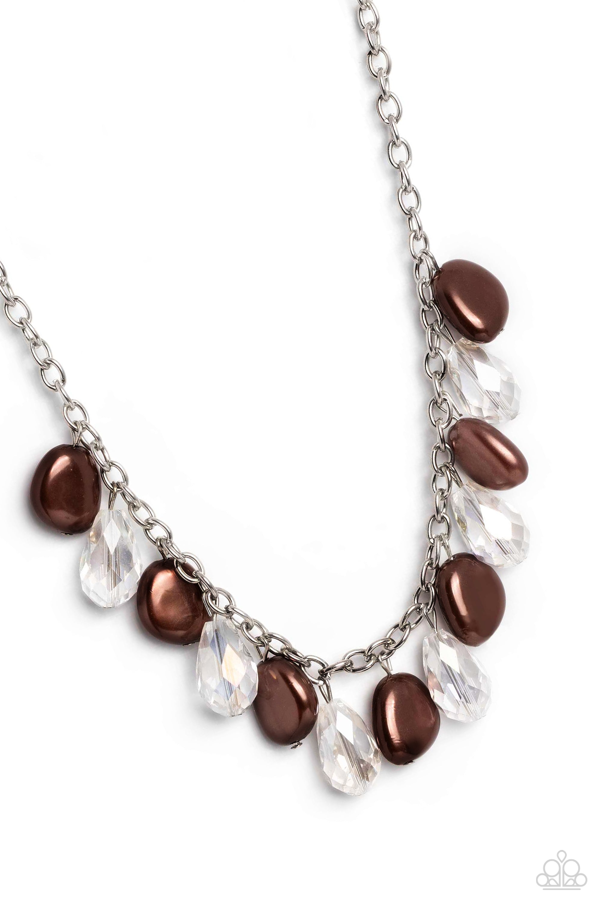 WELCOME TO BALL STREET BROWN-NECKLACE