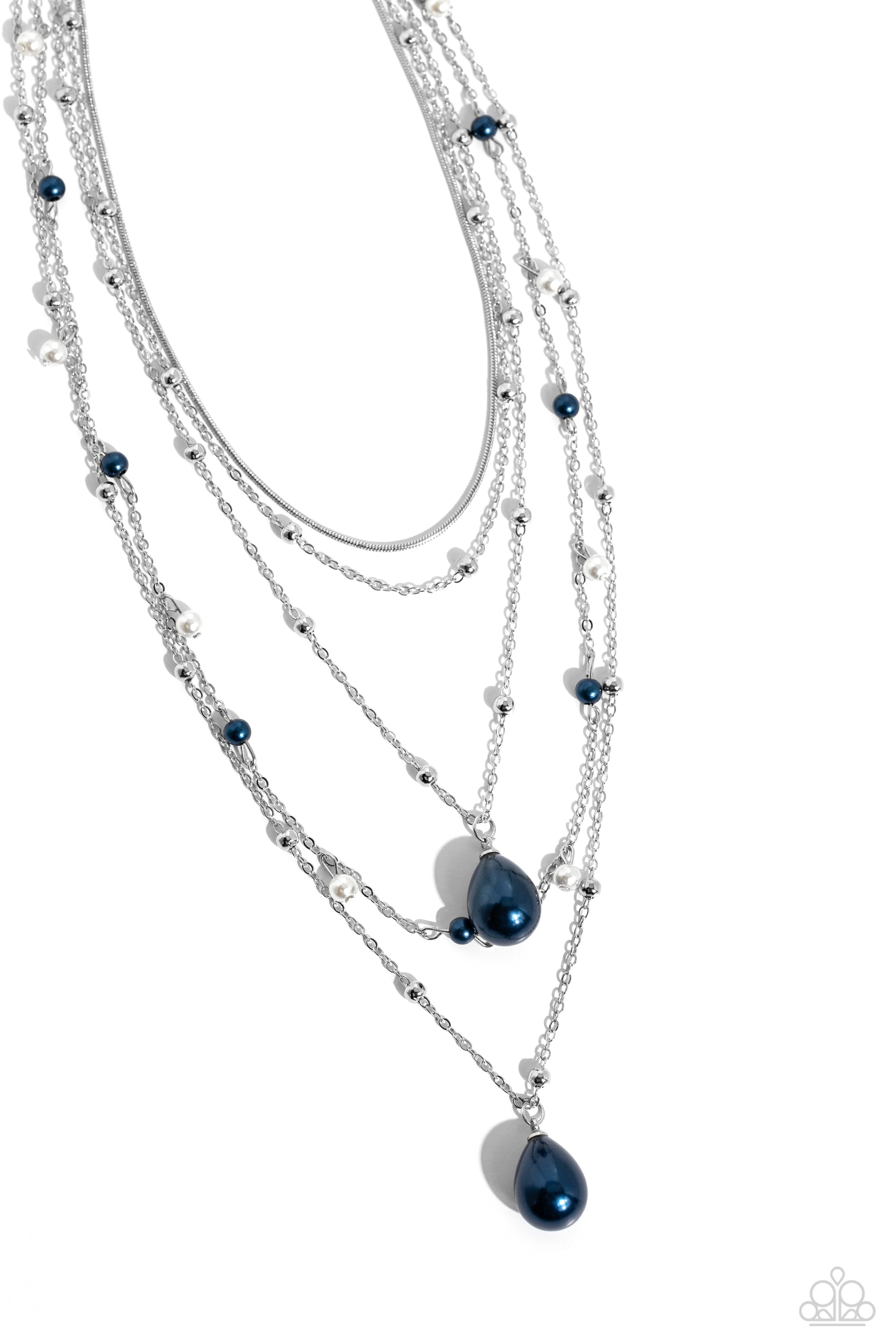 SASS WITH FLYING COLORS BLUE-NECKLACE