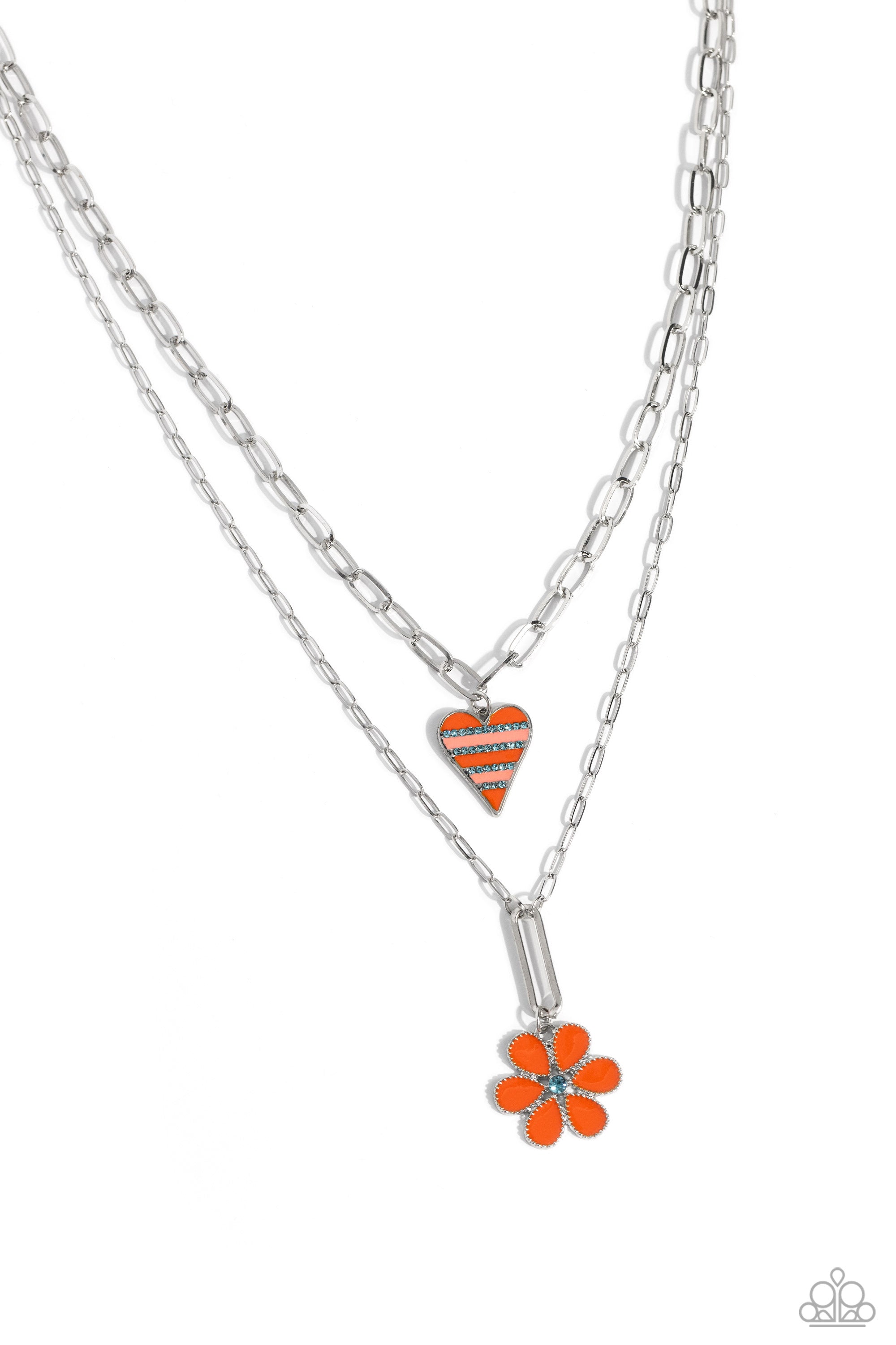 CHILDHOOD CHARMS ORANGE-NECKLACE