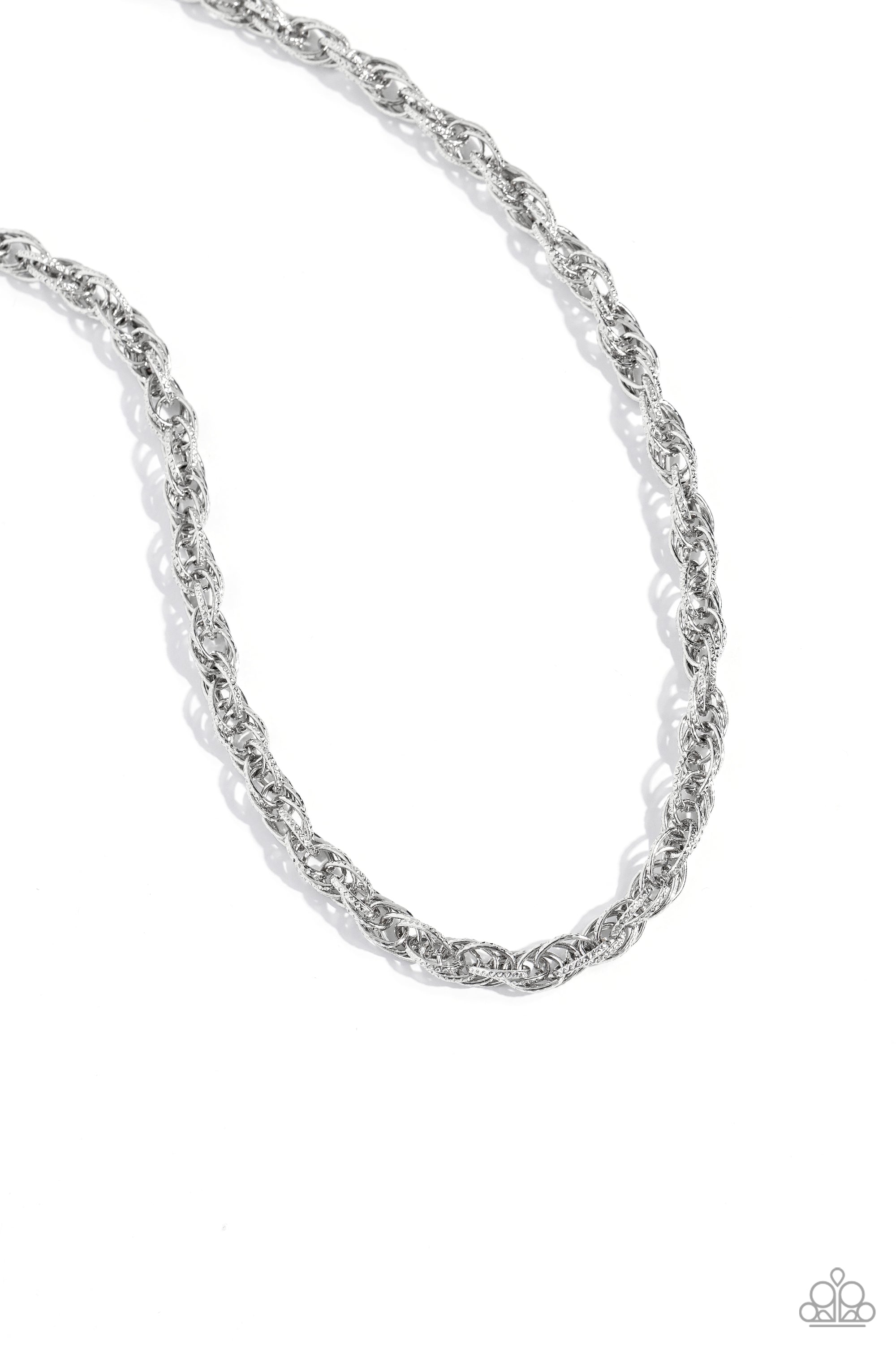 BRAIDED BALLAD SILVER-NECKLACE