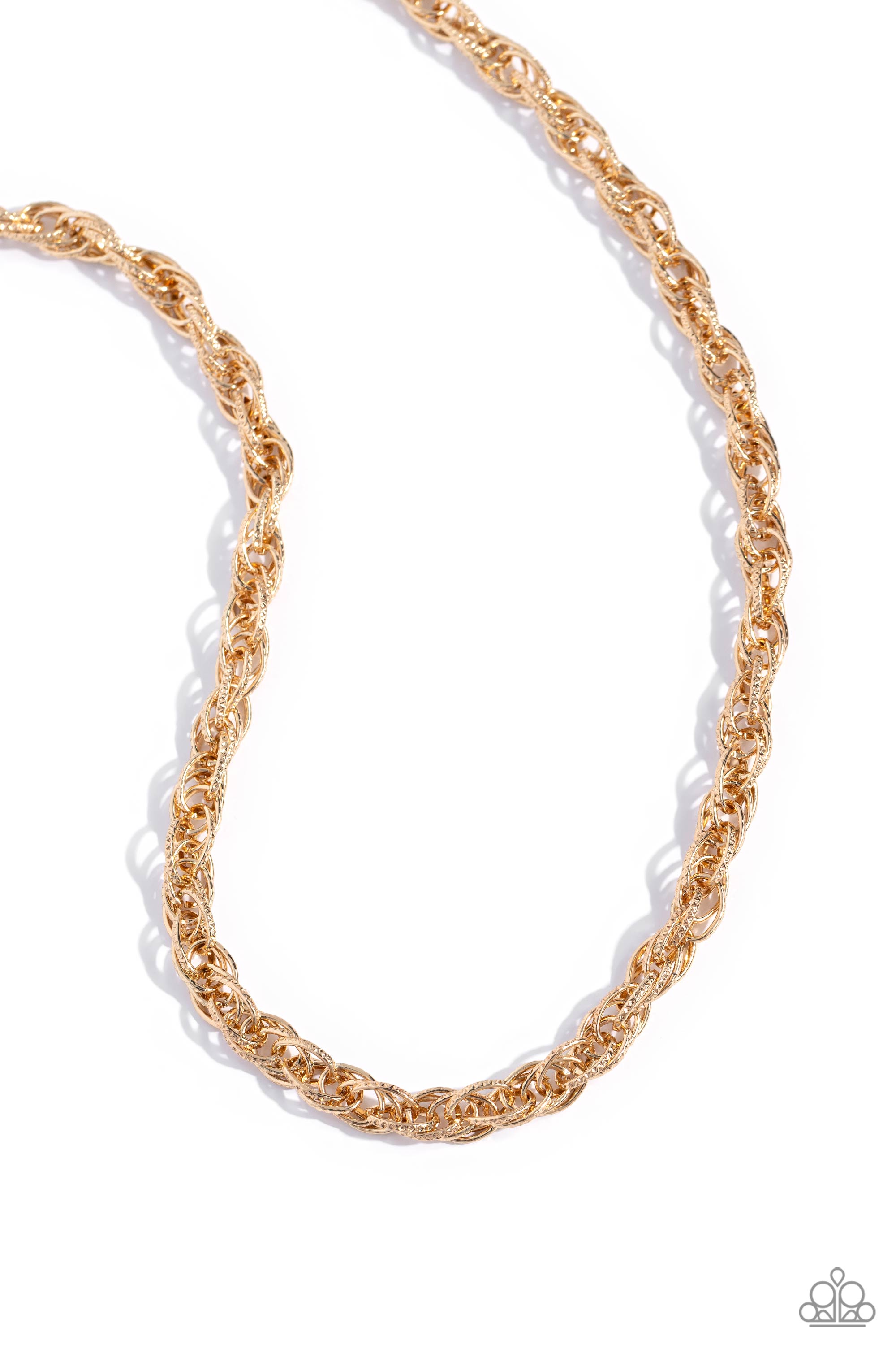 BRAIDED BALLAD GOLD-NECKLACE