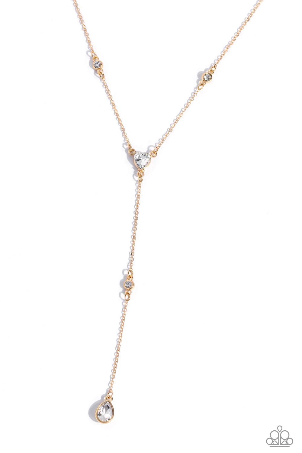 LAVISH LARIAT GOLD-NECKLACE