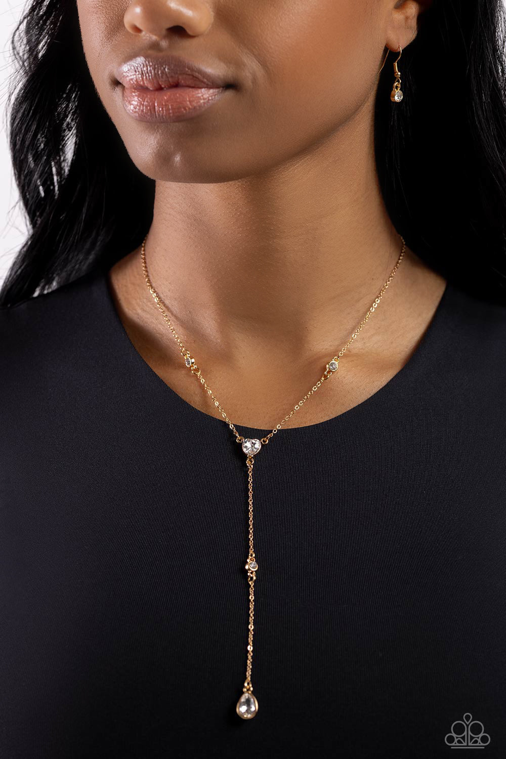 LAVISH LARIAT GOLD-NECKLACE