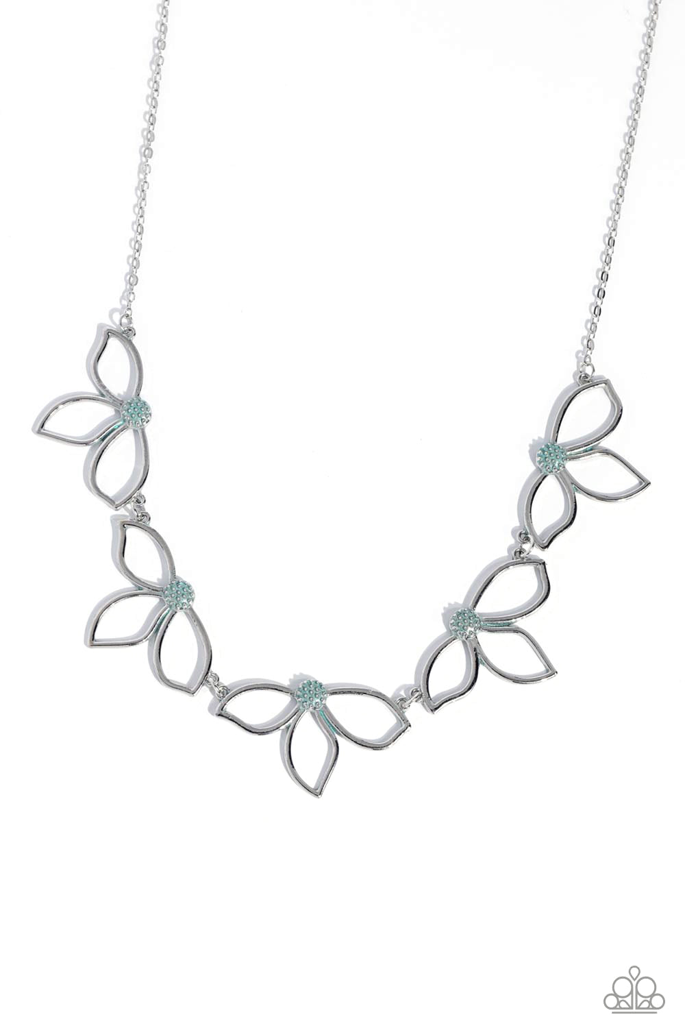 PETAL PAGEANTRY BLUE-NECKLACE