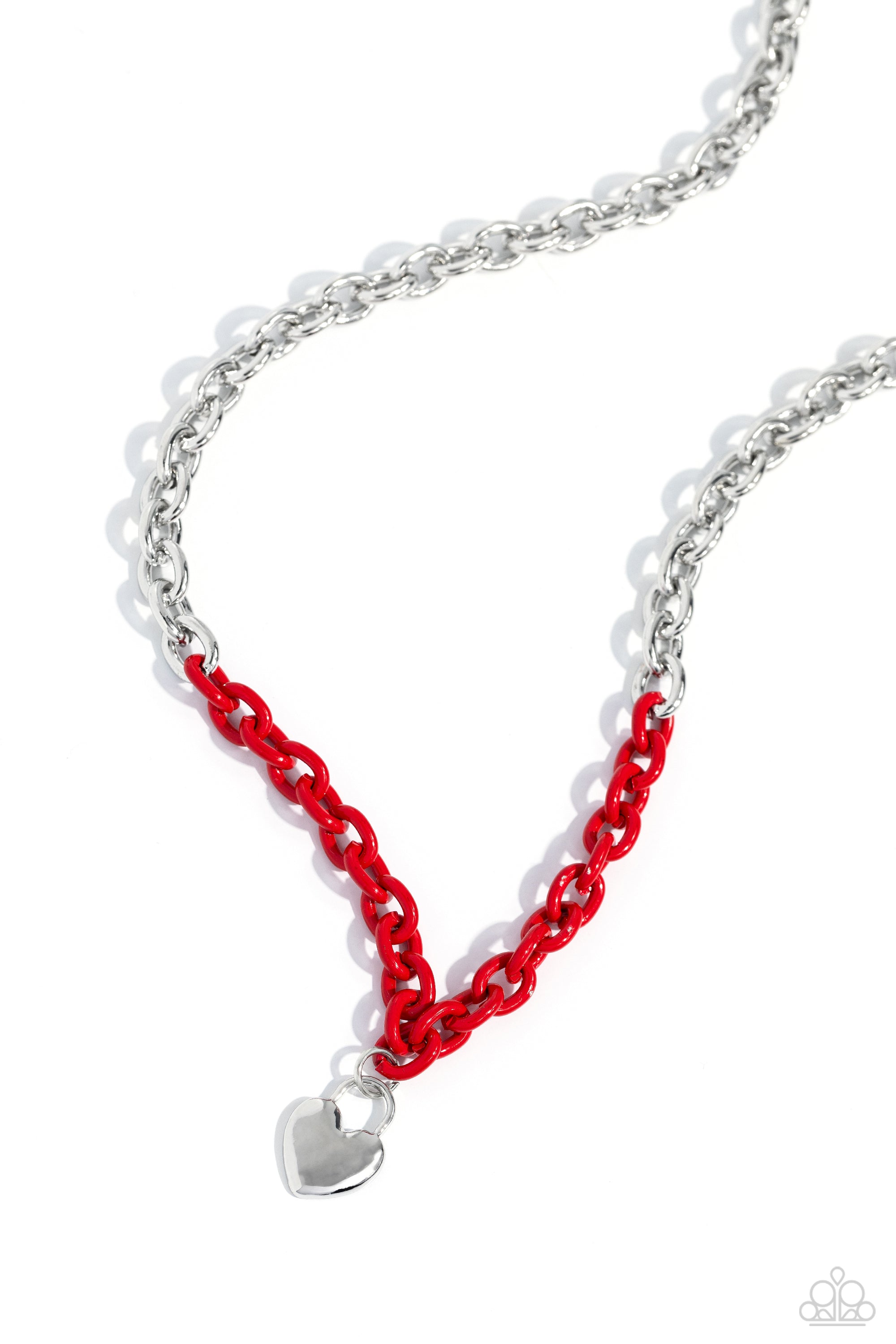 LOCKED DOWN RED-NECKLACE