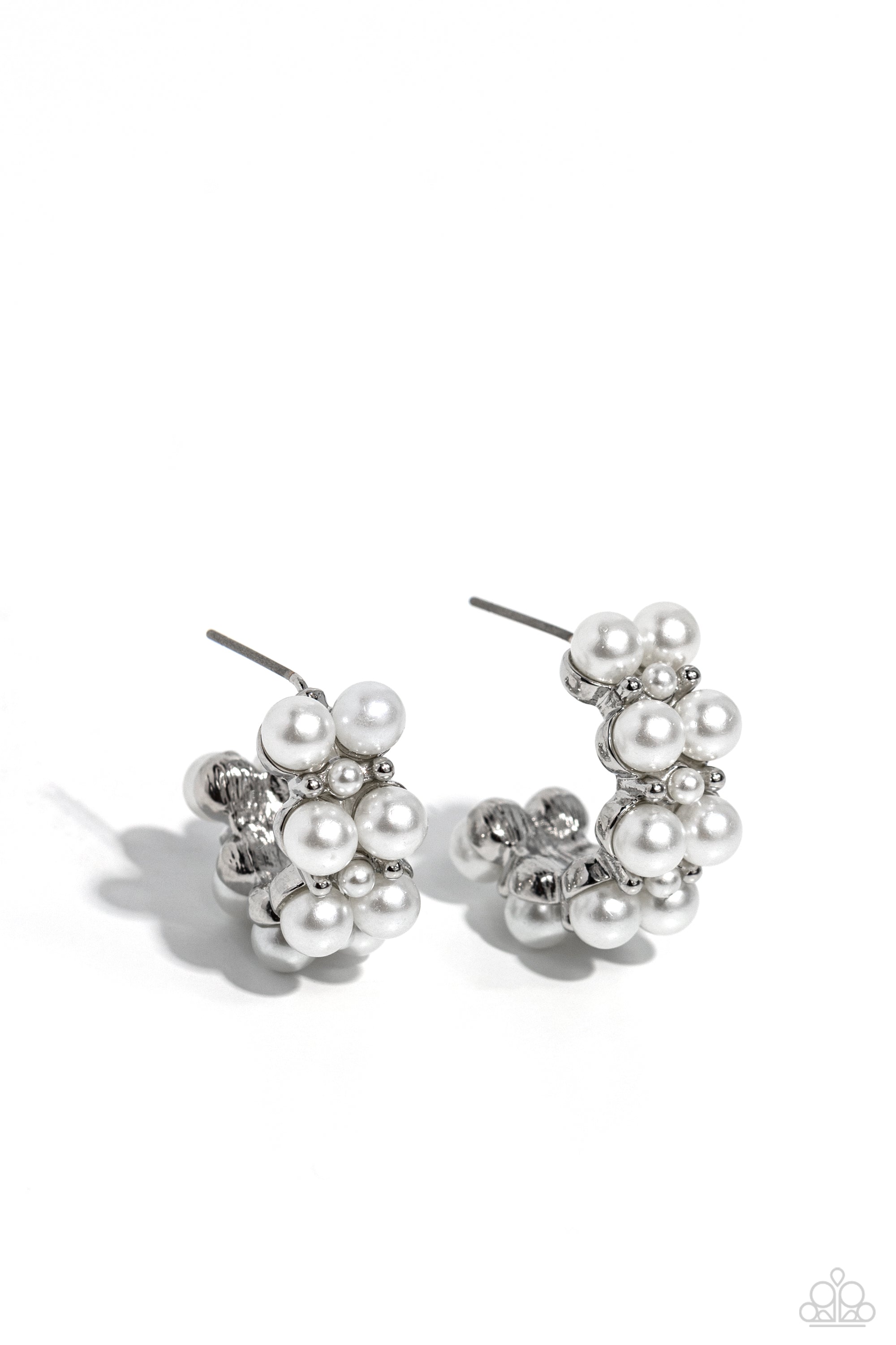 WHITE COLLAR WARDROBE WHITE-EARRINGS