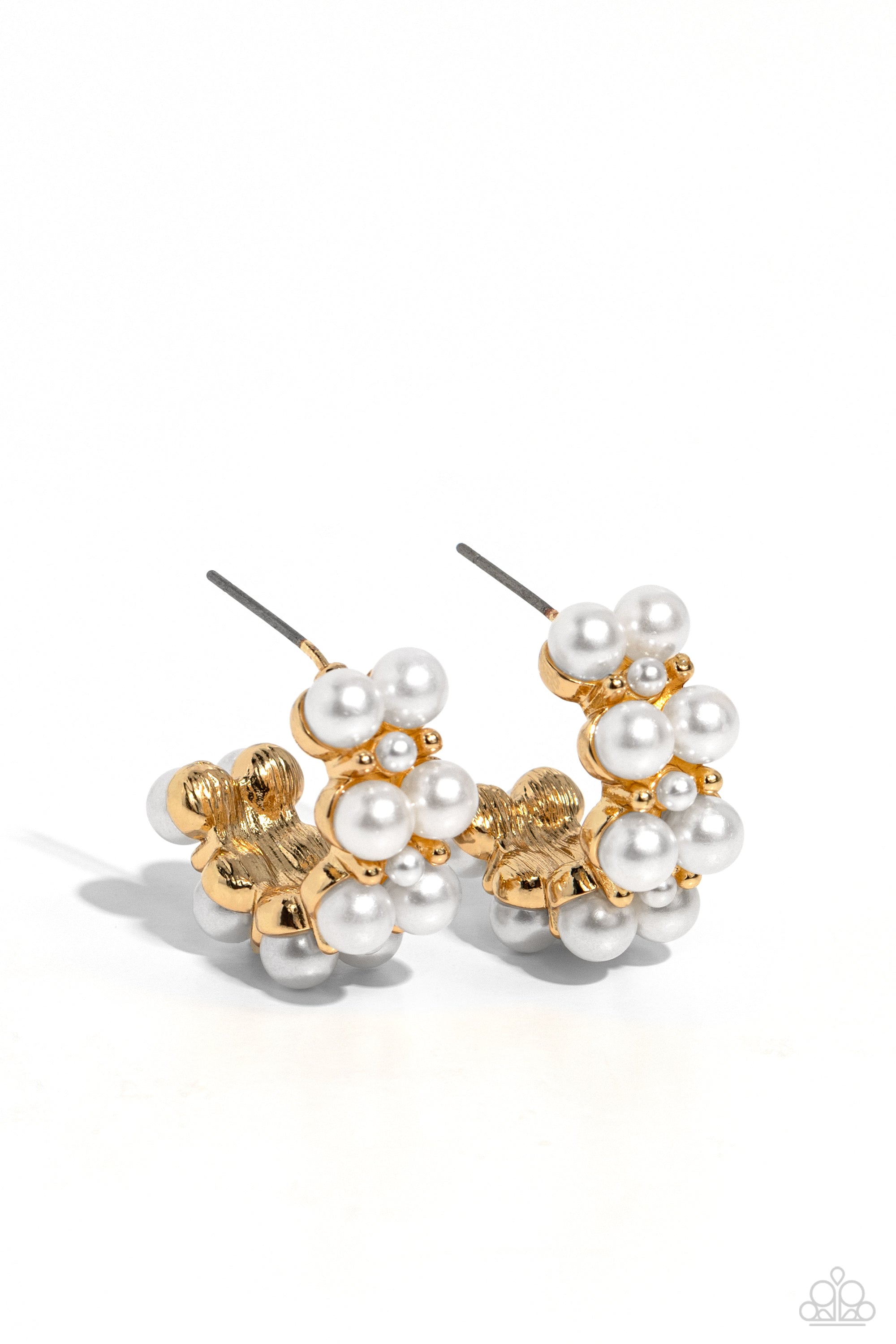 WHITE COLLAR WARDROBE GOLD-EARRINGS