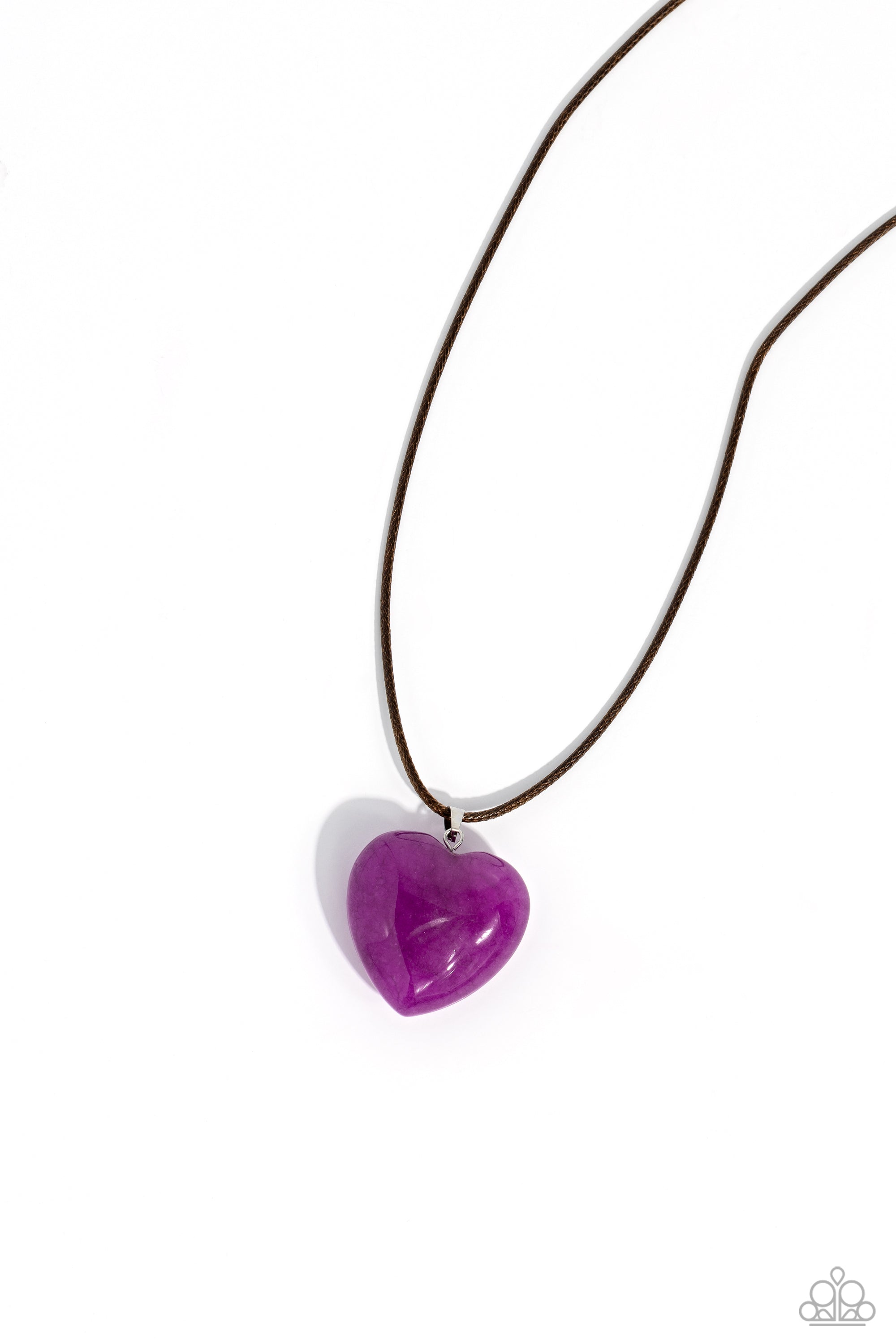 SERENE SWEETHEART PURPLE-NECKLACE