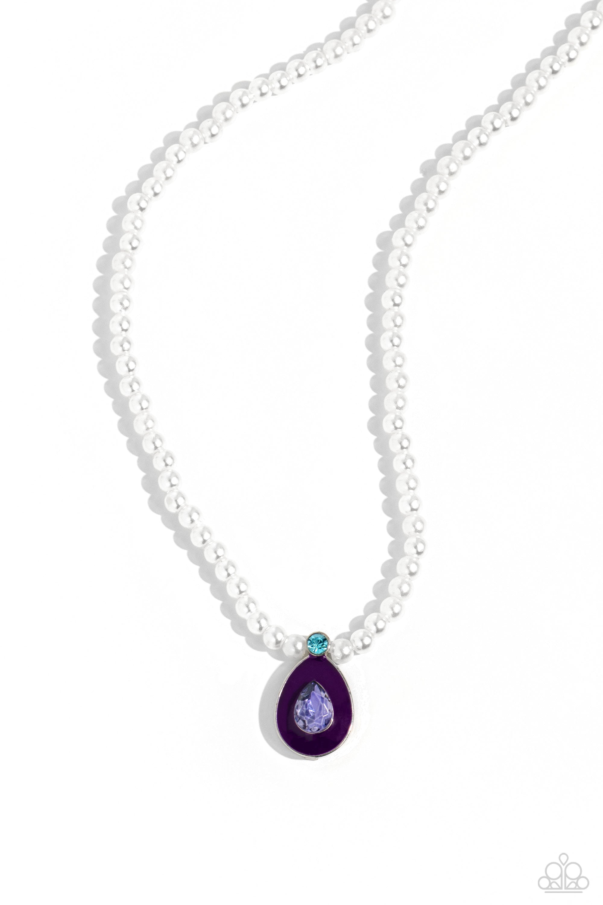 PEARL-DEMONIUM PURPLE-NECKLACE