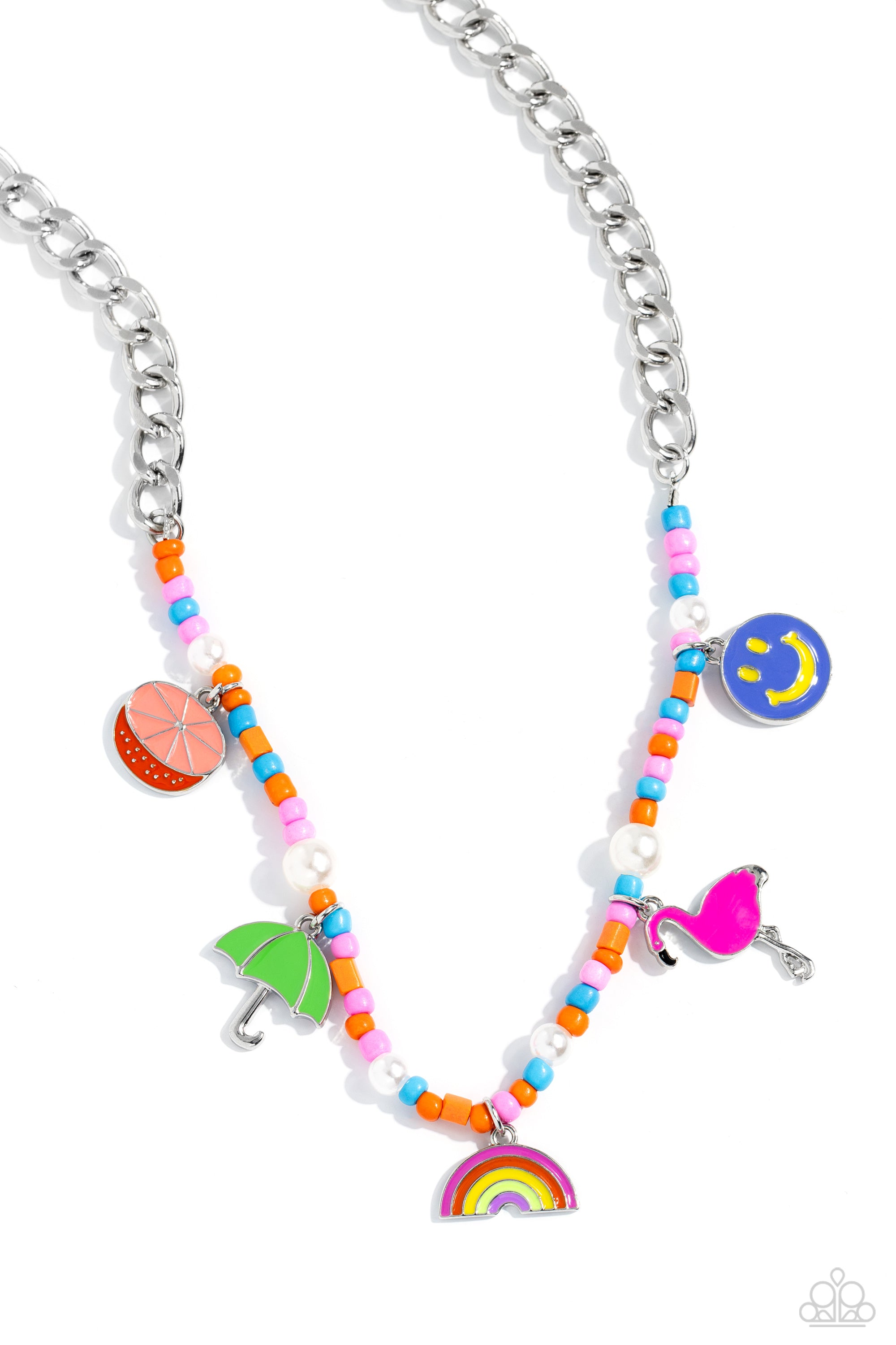 SUMMER SENTIMENT ORANGE-NECKLACE