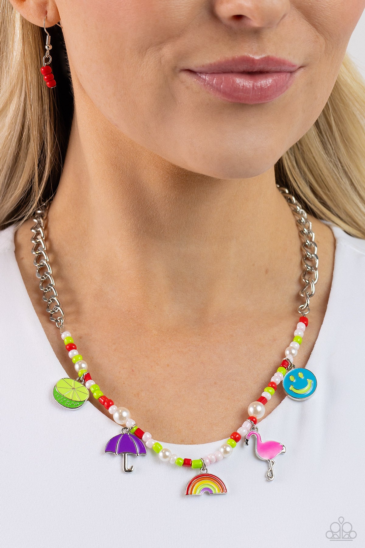 SUMMER SENTIMENT RED-NECKLACE