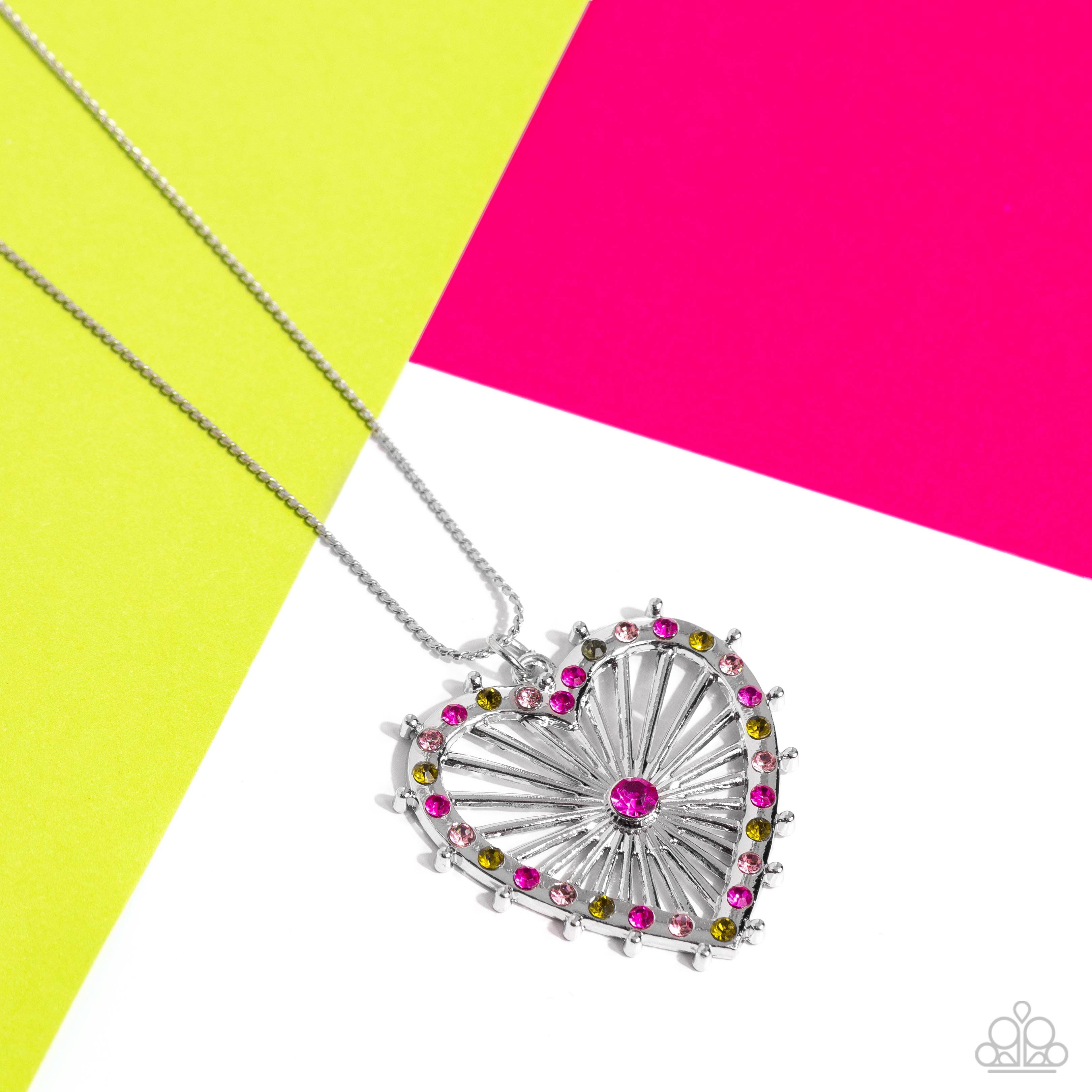 FLIRTING FERRIS WHEEL PINK-NECKLACE